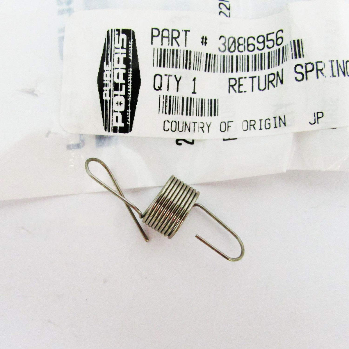 Polaris Snowmobile Return Spring, Genuine Oem Part 3086956, Qty 1
