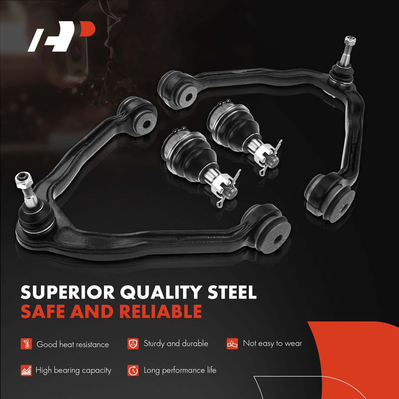 A-Premium 13Pc Awd 4Wd Front Suspension Kit, For Chevy Gmc Silverado 1500 Sierra 1500 Suburban Avalanche Tahoe Yukon Xl Escalade Ext Esv, Upper Control Arm Lower Ball Joint Sway Bar Link Tie Rod End