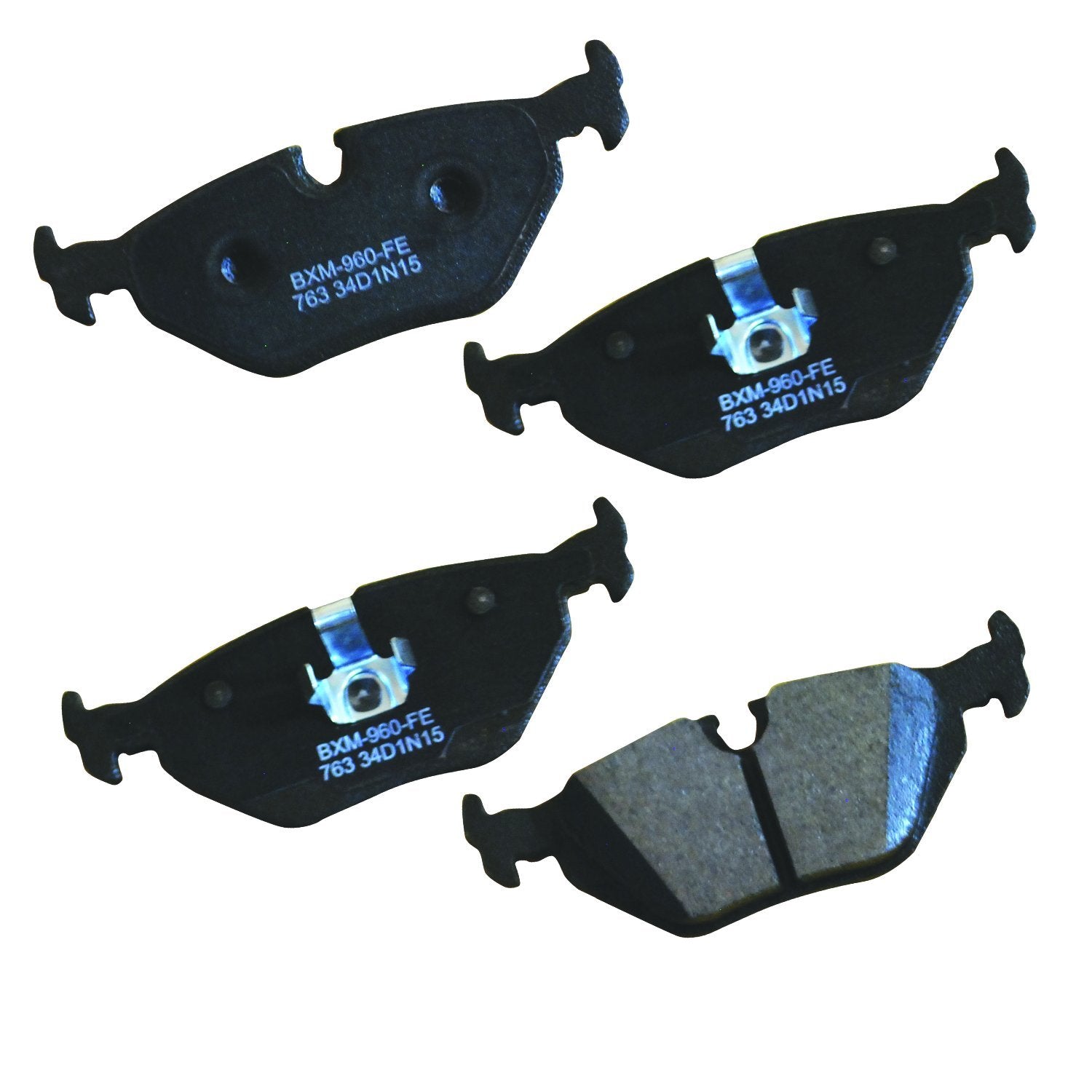 Bendix Premium Sbm763 Semi-Metallic Rear Brake Pads For Select Models Bmw 318I, 318Is, 318Ti, 320I, 323Ci, 323I, 323Is, 323Ti, 3