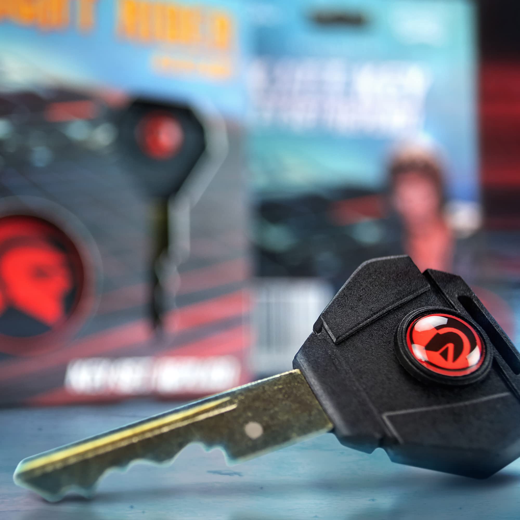 Doctor Collector Knight Rider K.I.T.T Keychain - Officially Licensed, Medium Size, Multicolor, Plastic Material, Model DCKITT03