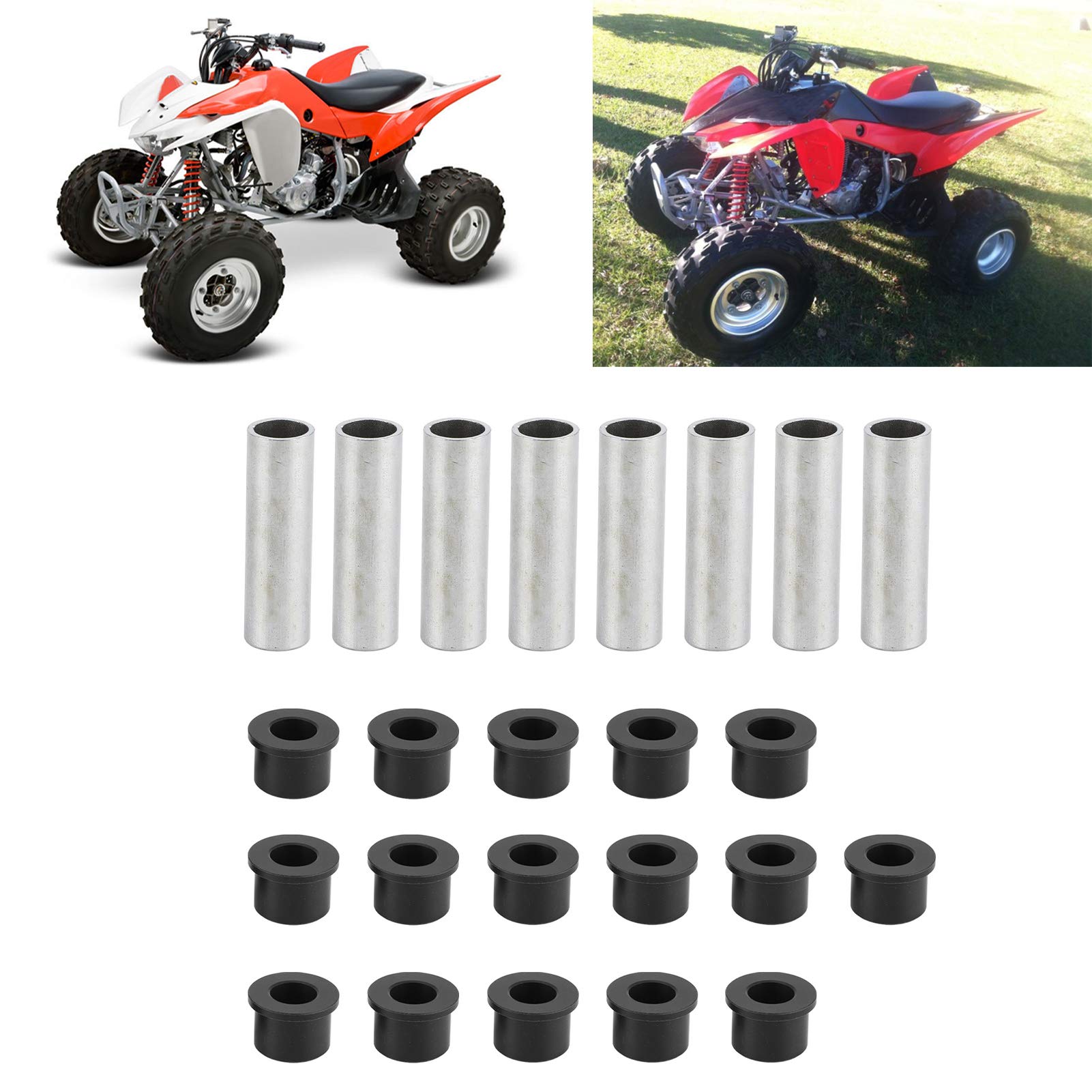 Aramox Chinese ATV A Arm Bushings, Control ATV Swing Arm Replace Bushings Kits Set Fit for Honda TRX400X/TRX400EX/TRX450R/Sportr