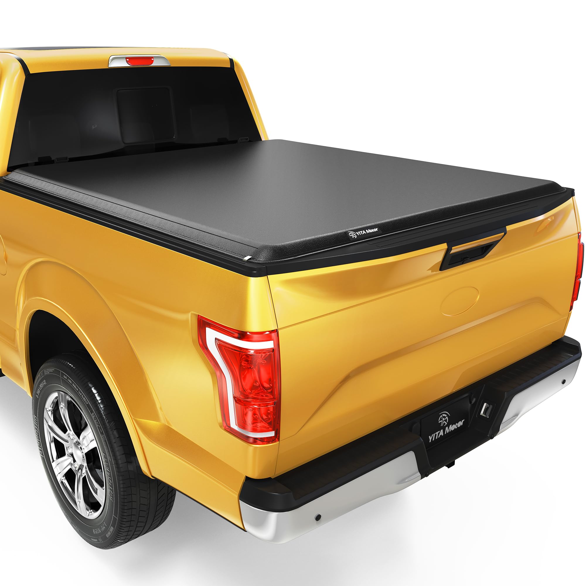 Yitamotor Soft Roll Up Truck Bed Tonneau Cover Compatible With 2015-2025 Ford F-150 5.5 Ft Bed