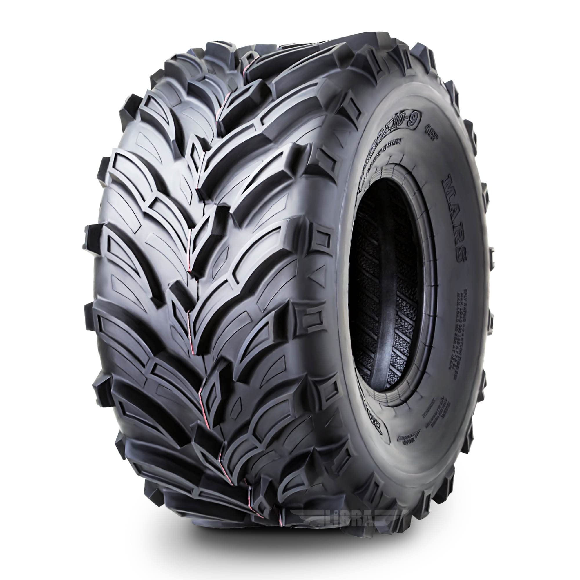 Roadguider Set 2 Road Guider Atv Mud Tires 22X10-9 22X10X9 6Pr 20Mm Deep Tread Compatible For Honda Recon 250 Suzuki Ozark 250