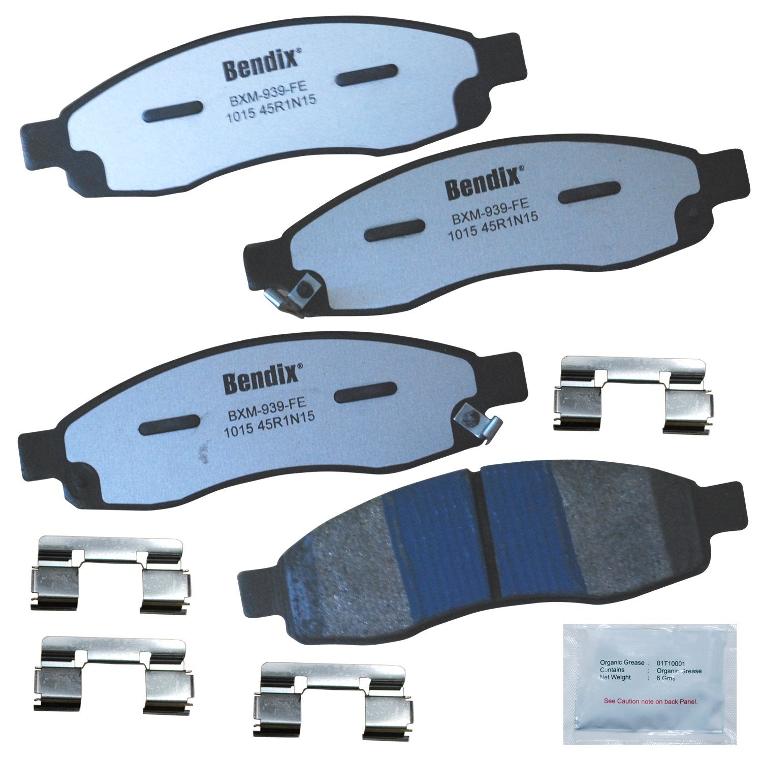 Bendix Fleet Metlok Mkd1015Fm Semi-Metallic Front Brake Pads For Infiniti Qx56 2006-2004, Nissan Armada 2006-2005, Pathfinder Ar