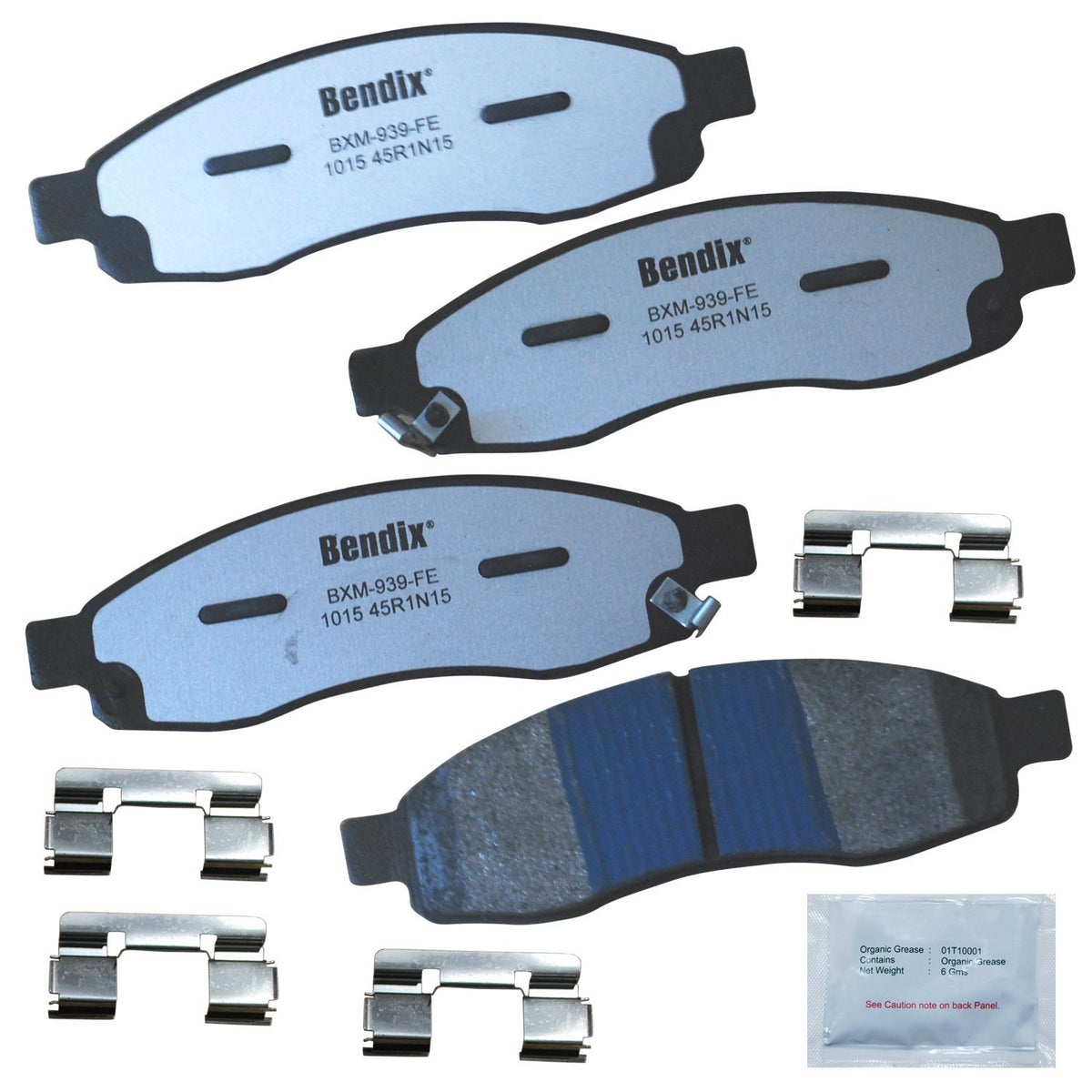 Bendix Fleet Metlok Mkd1015Fm Semi-Metallic Front Brake Pads For Infiniti Qx56 2006-2004, Nissan Armada 2006-2005, Pathfinder Ar
