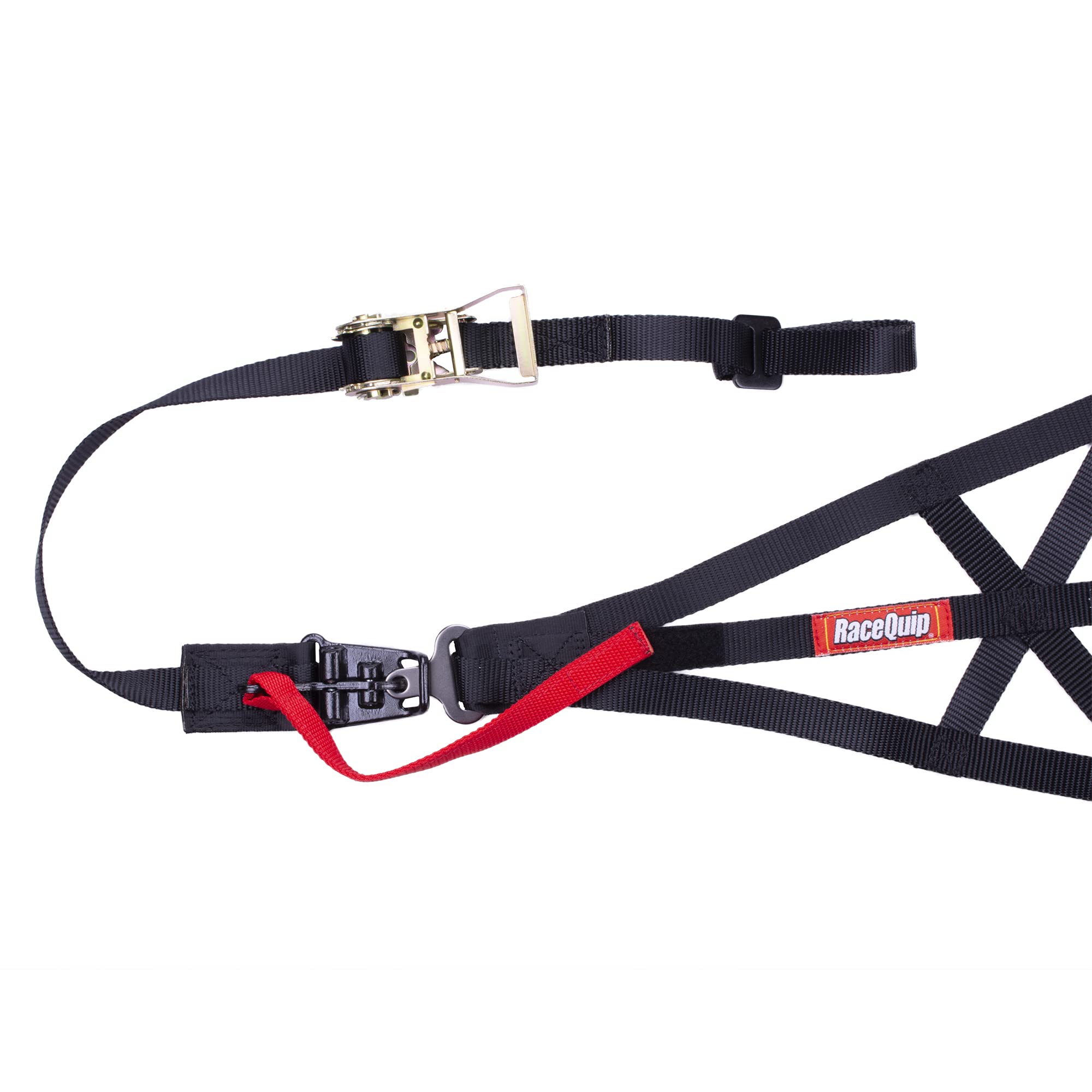 RaceQuip 828998RQP Window Net SFI 37.1 1 in Webbing Quick Disconnect Triangle Black