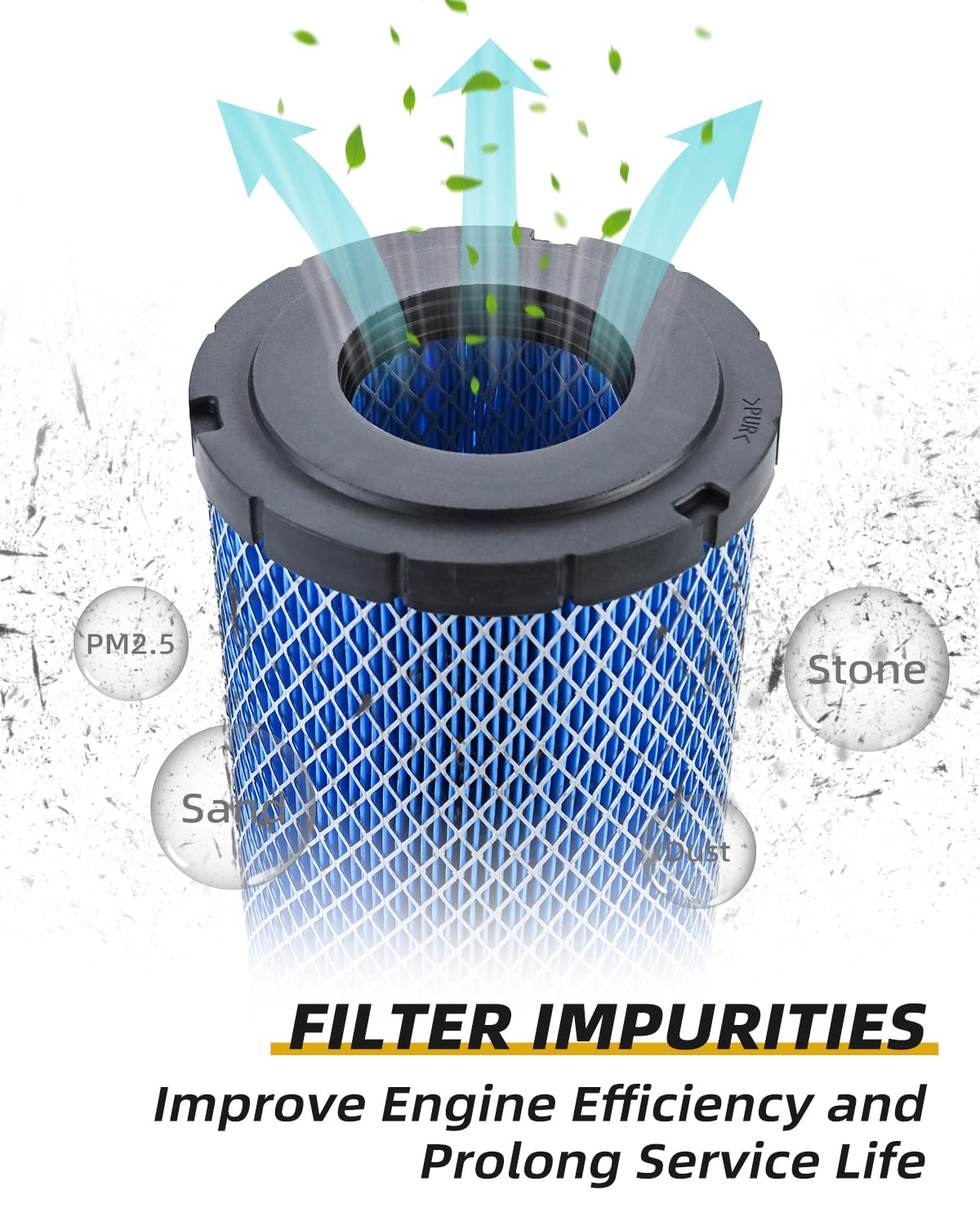 Quickwolf 7082265 Air Filter Compatible For Polaris Ranger 1000 Ranger Xp 1000 Ranger Crew Xp 1000 2018 2019 2020 2021 2022 2023, Replace Oem 7082265