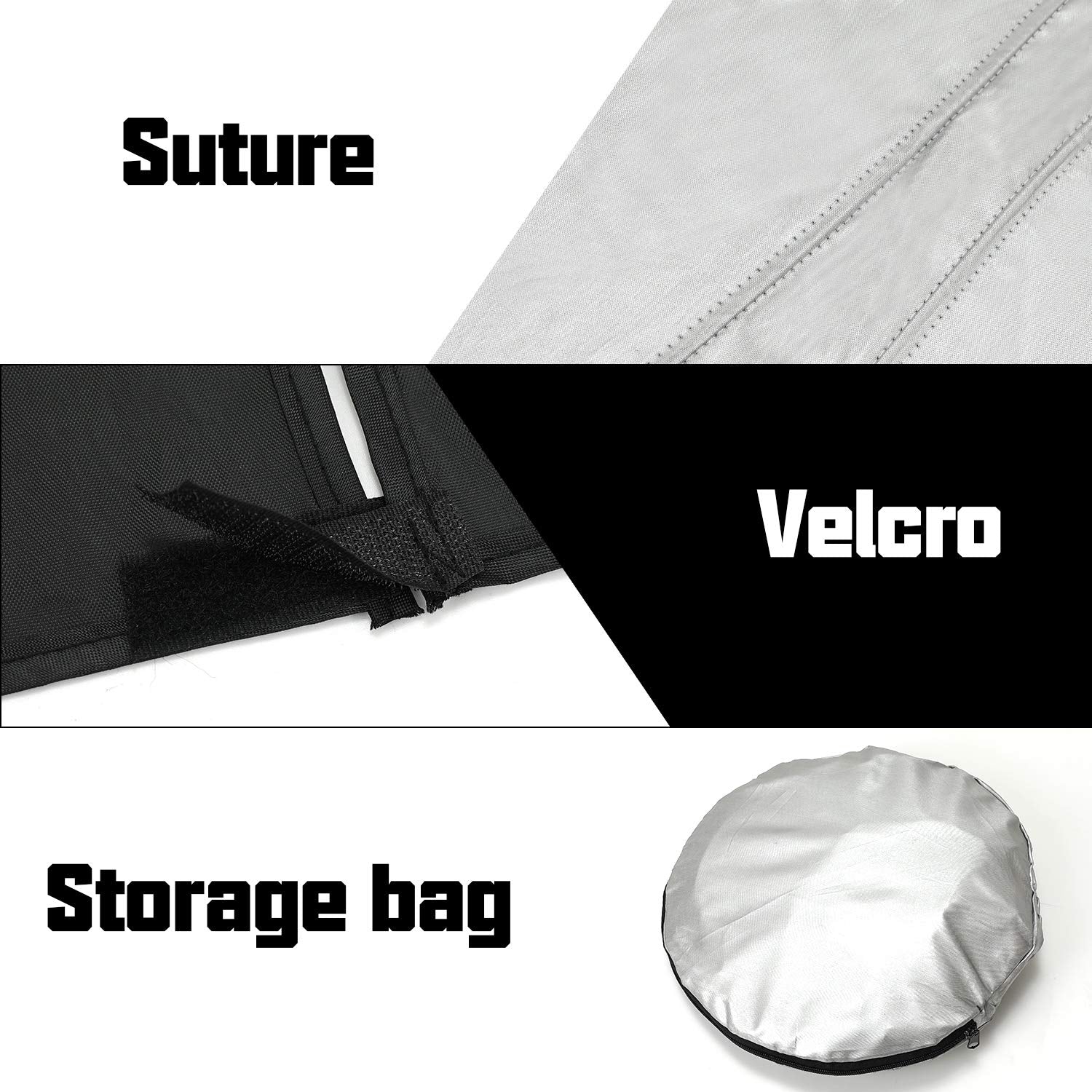 D-Lumina Rav-4 Windshield Sunshade Compatible With 2019 2020 2021 2022 2023 2024 2025 Toyota Rav4 - Foldable Front Window Sun Sh