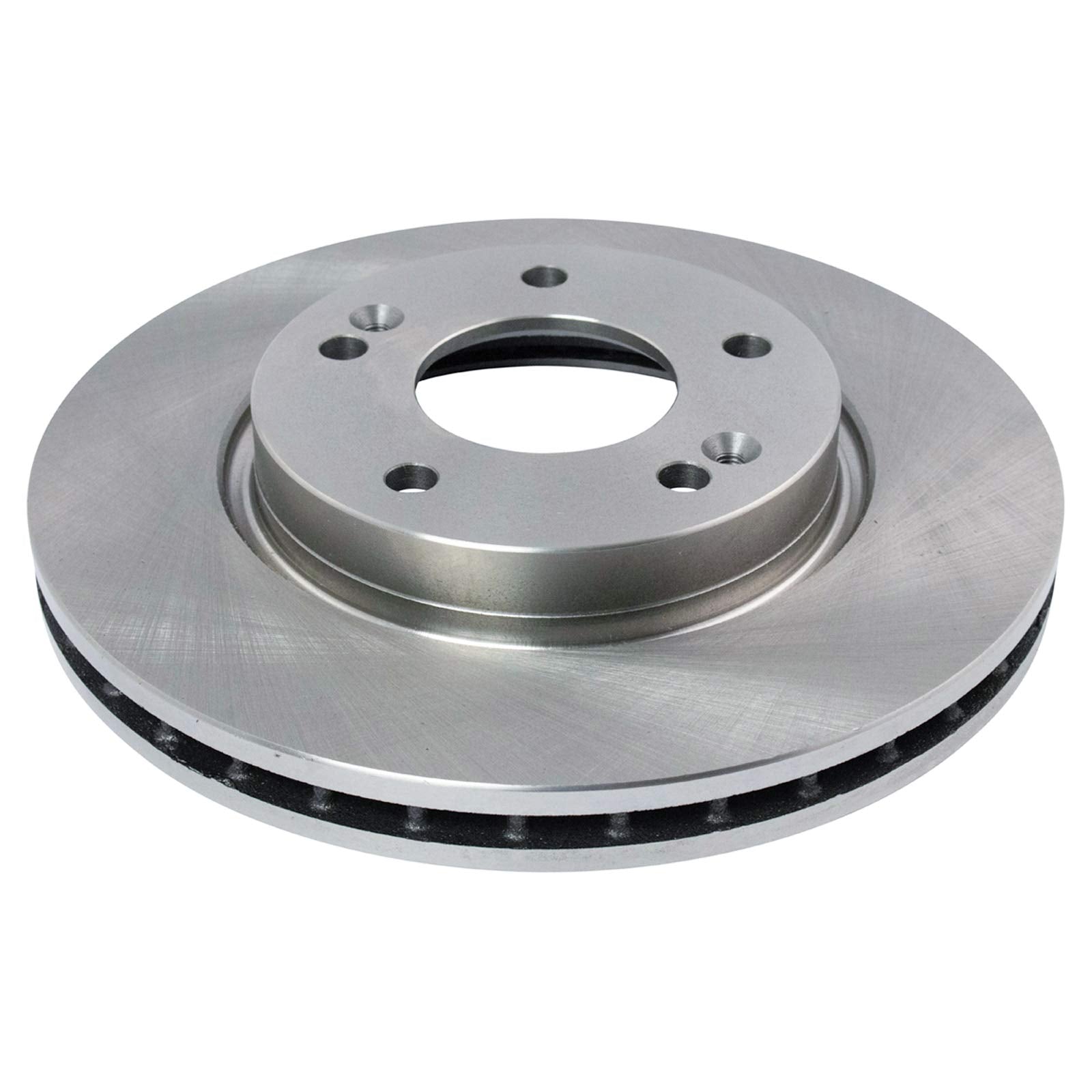 Trq Front Brake Pad & Rotor Kit Brake Pads Brake Rotor Semi-Metallic Compatible With 2007-2010 Hyundai Elantra