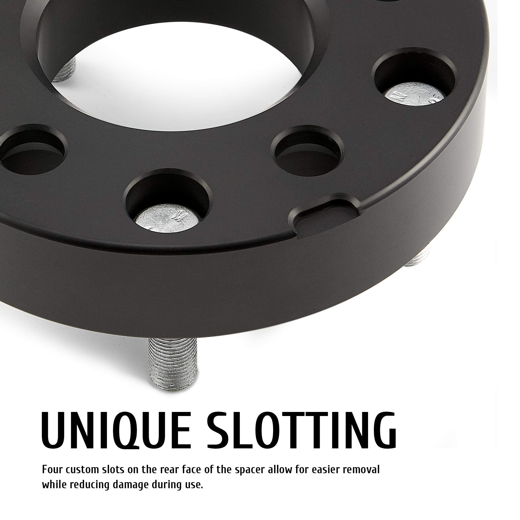 Orion Motor Tech 4x156 ATV Wheel Spacers 2 inch Black Wheel Spacer Kit Compatible with Polaris Ranger Polaris RZR XP 1000 Polari