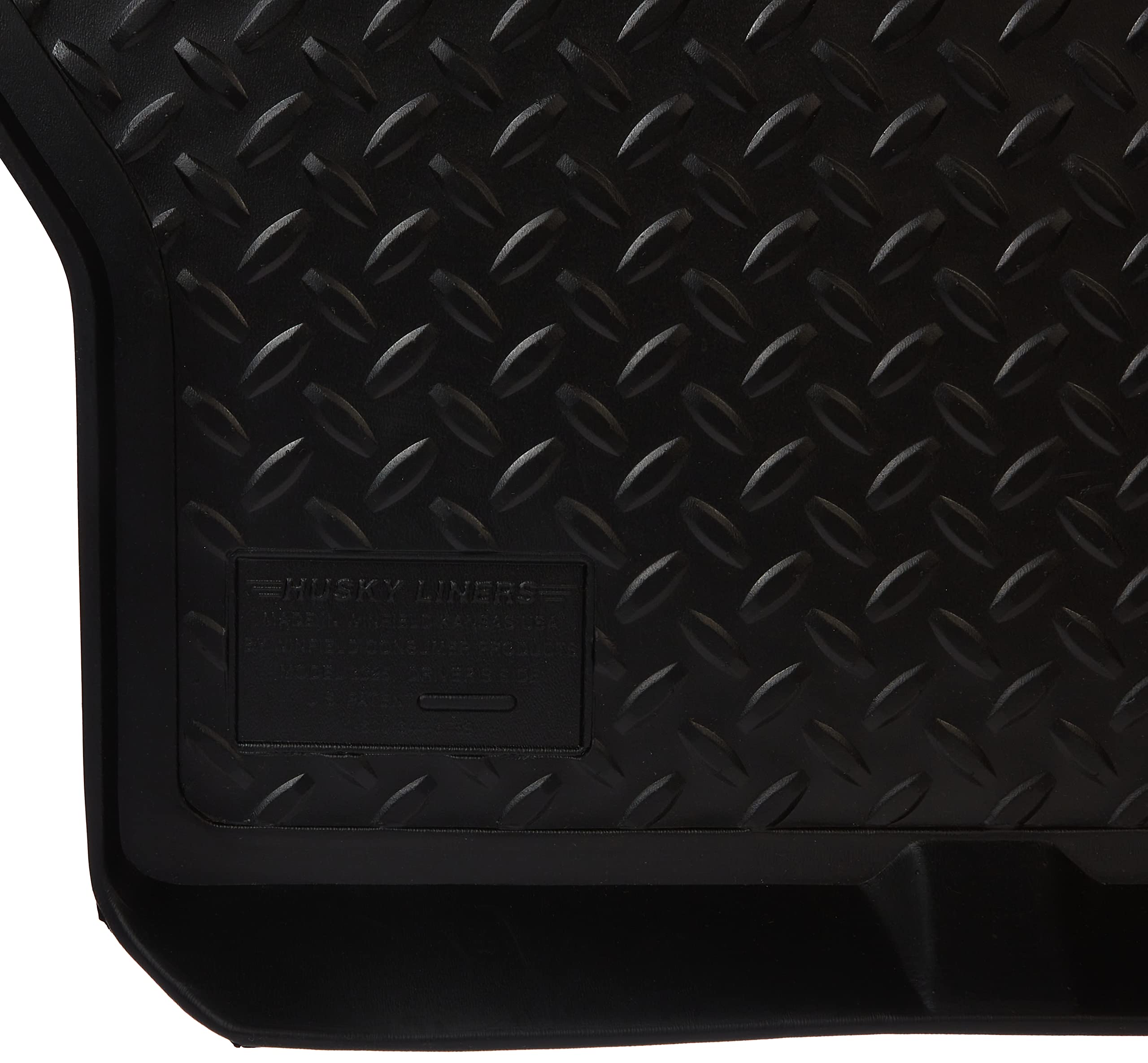 Husky Liners Classic Style Series | Fits 1997-2024 Ford E-350, 17-24 E - 450 Sd, 1997-2014 Ford E-150/E-250, Front Floor Liners, Black | 33251