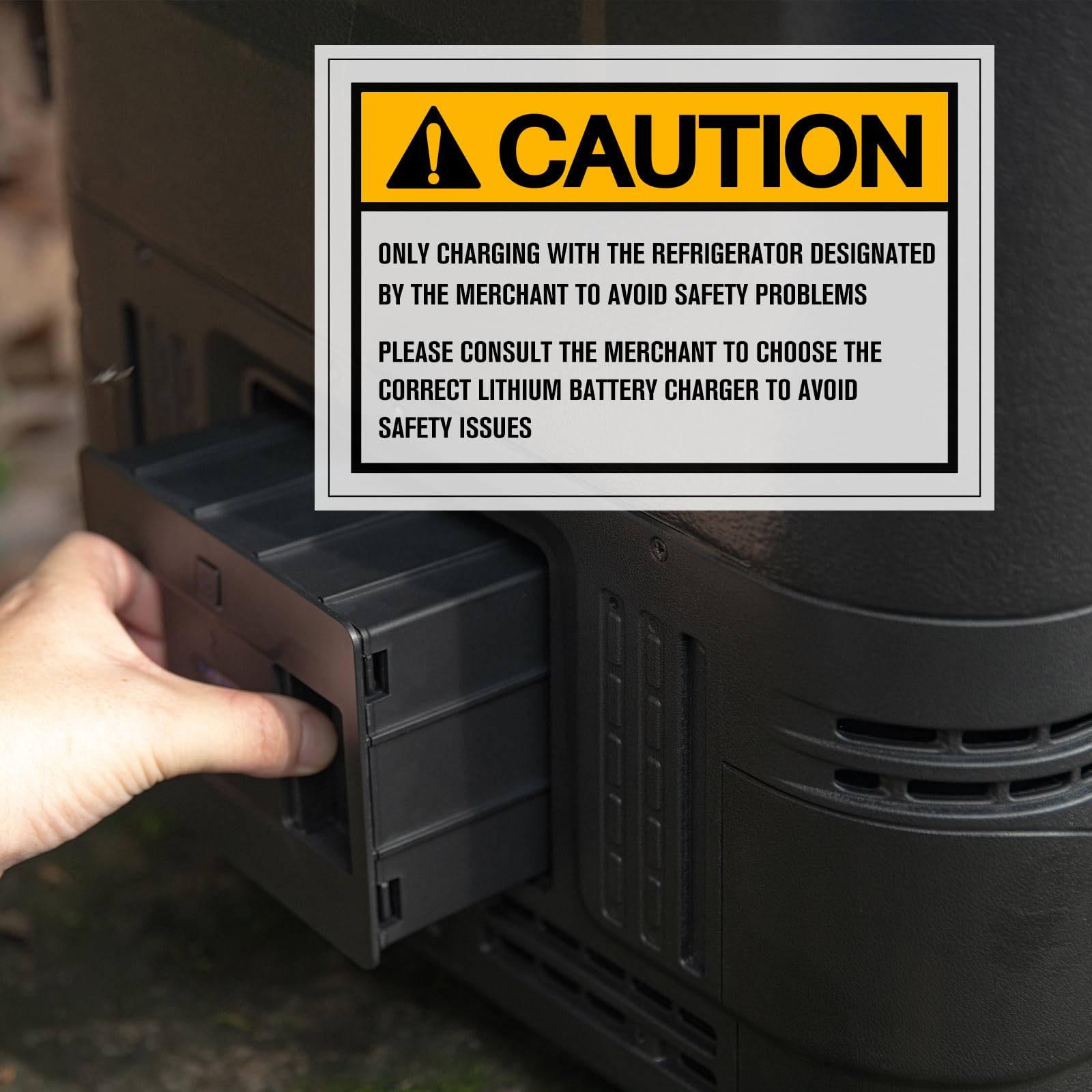 DQRGO Upgrade 173Wh Detachable Battery, Specially Equipped for Dual-Zone car Refrigerator C (Adapter not Included