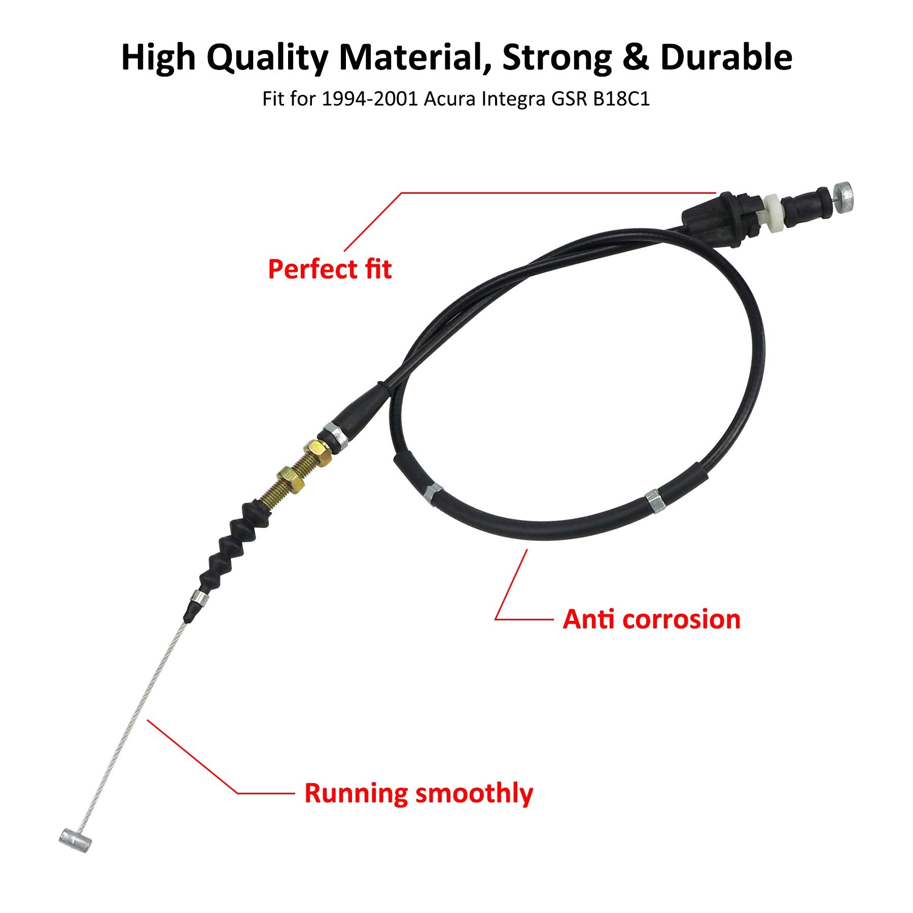 17910-St7-L01 Throttle Cable For Honda Acura Integra Gsr Vtec Models 1994-2001 B18C1 Throttle Cable Wire B Series