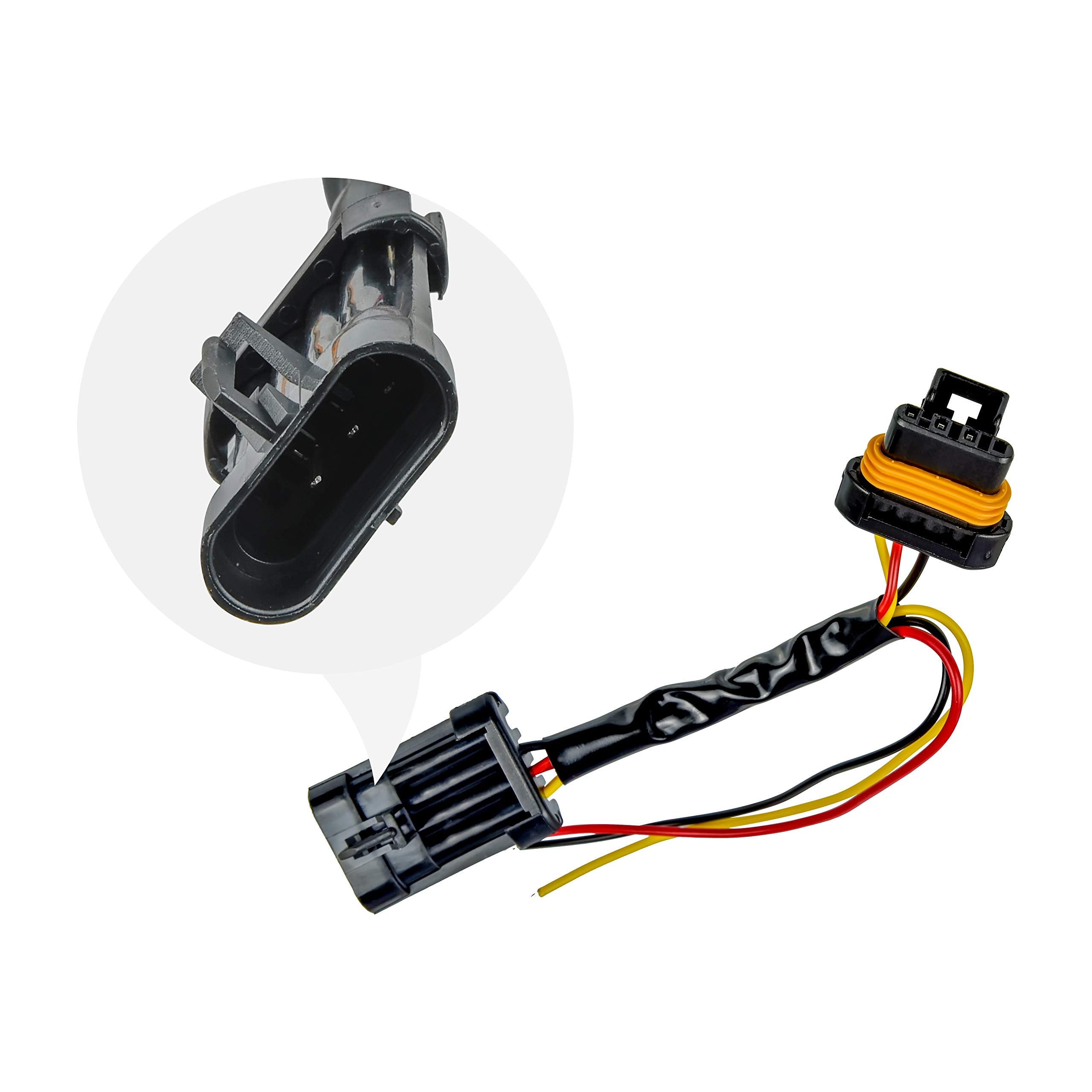 SAUTVS Tail Light Power Harness, Whip/Brake Light/License Plate Light 3 Wire Power Harness for Polaris RZR XP 1000 900 Turbo Gen