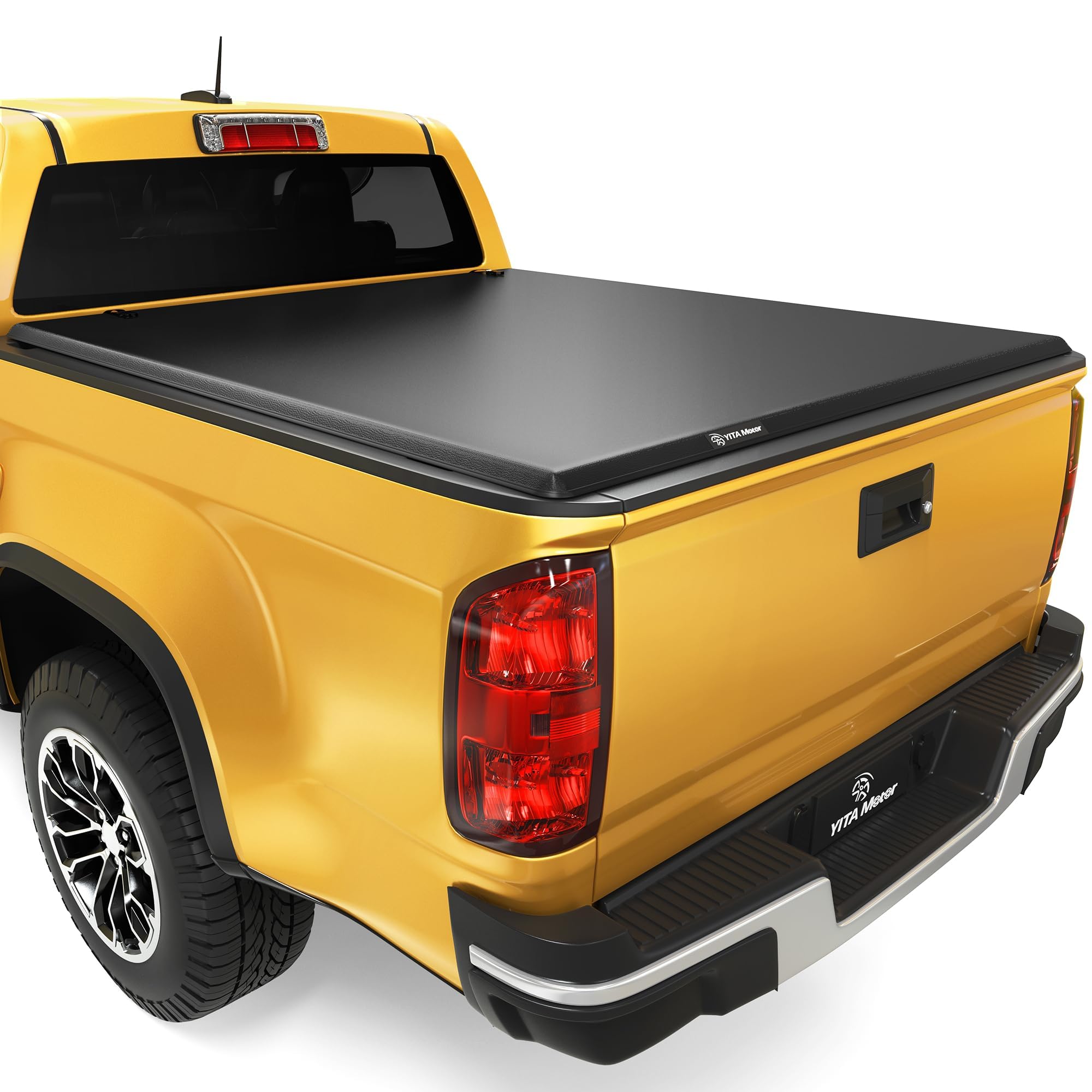 Yitamotor Soft Tri-Fold Truck Bed Tonneau Cover Compatible With 2015-2022 Chevy Colorado/Gmc Canyon, Fleetside 6.2 Ft Bed