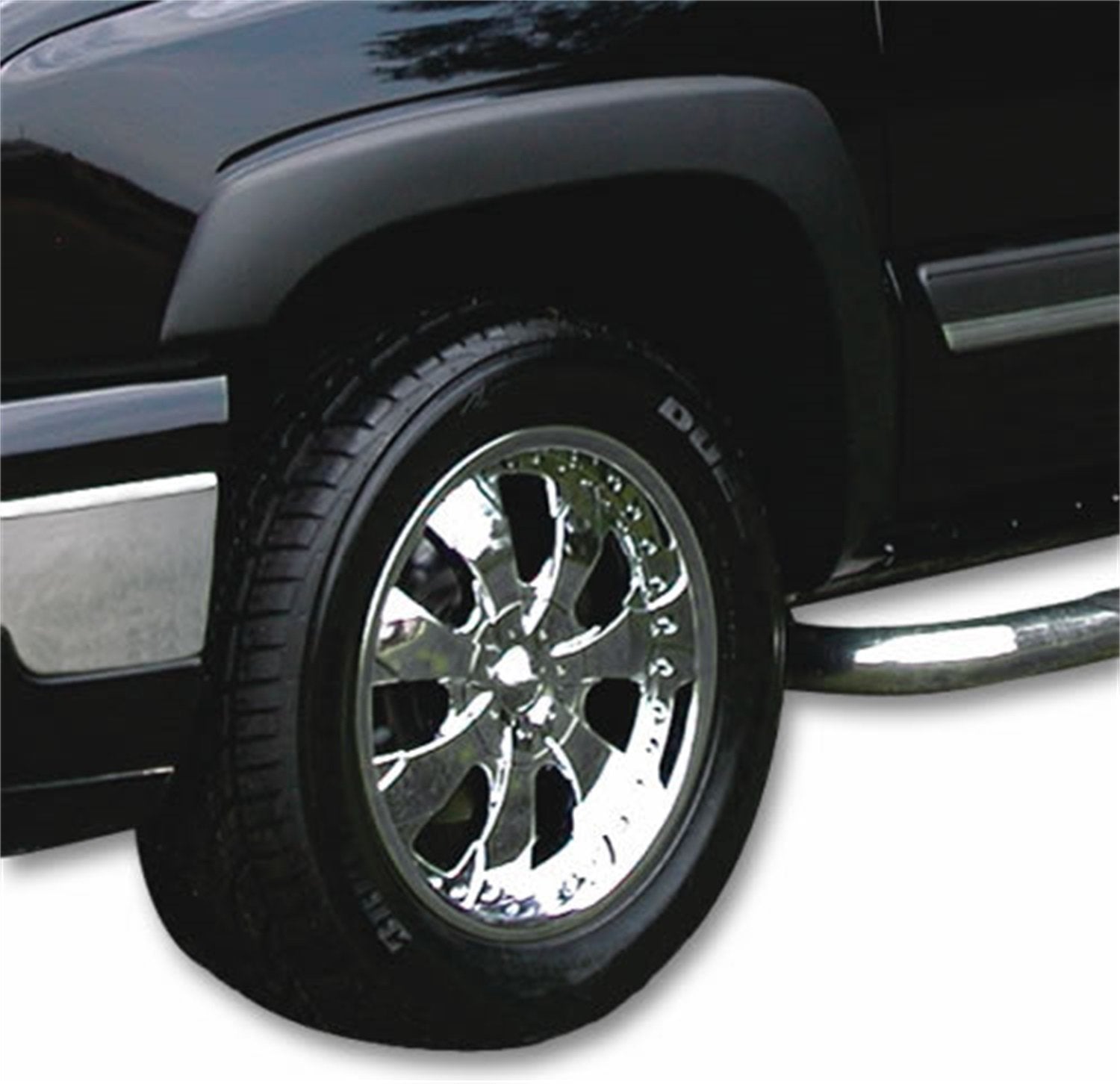 RealTruck Stampede - Original Riderz OE Style Fender Flares | 1999-2007 Ford F-250, F-350 (Excludes Dually), Smooth Black - 4 Pc
