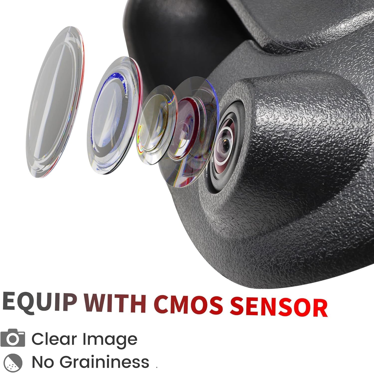 Eway Tailgate Handle Backup Reverse Camera With 4.3 Inch Rear View Mirror Monitor Kit For Dodge Ram 1500 2500 3500 2002-2008 Veh