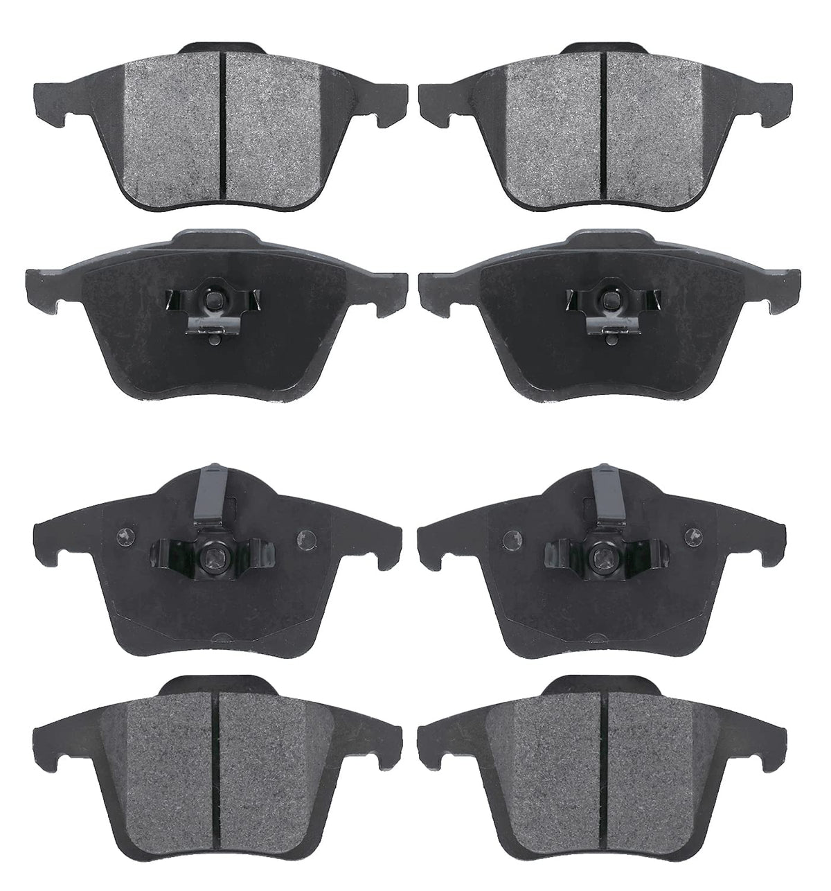 EXPPOWER Replacement For Front and Rear Ceramic Brake Pads Kit 2003-2014 Volvo XC90