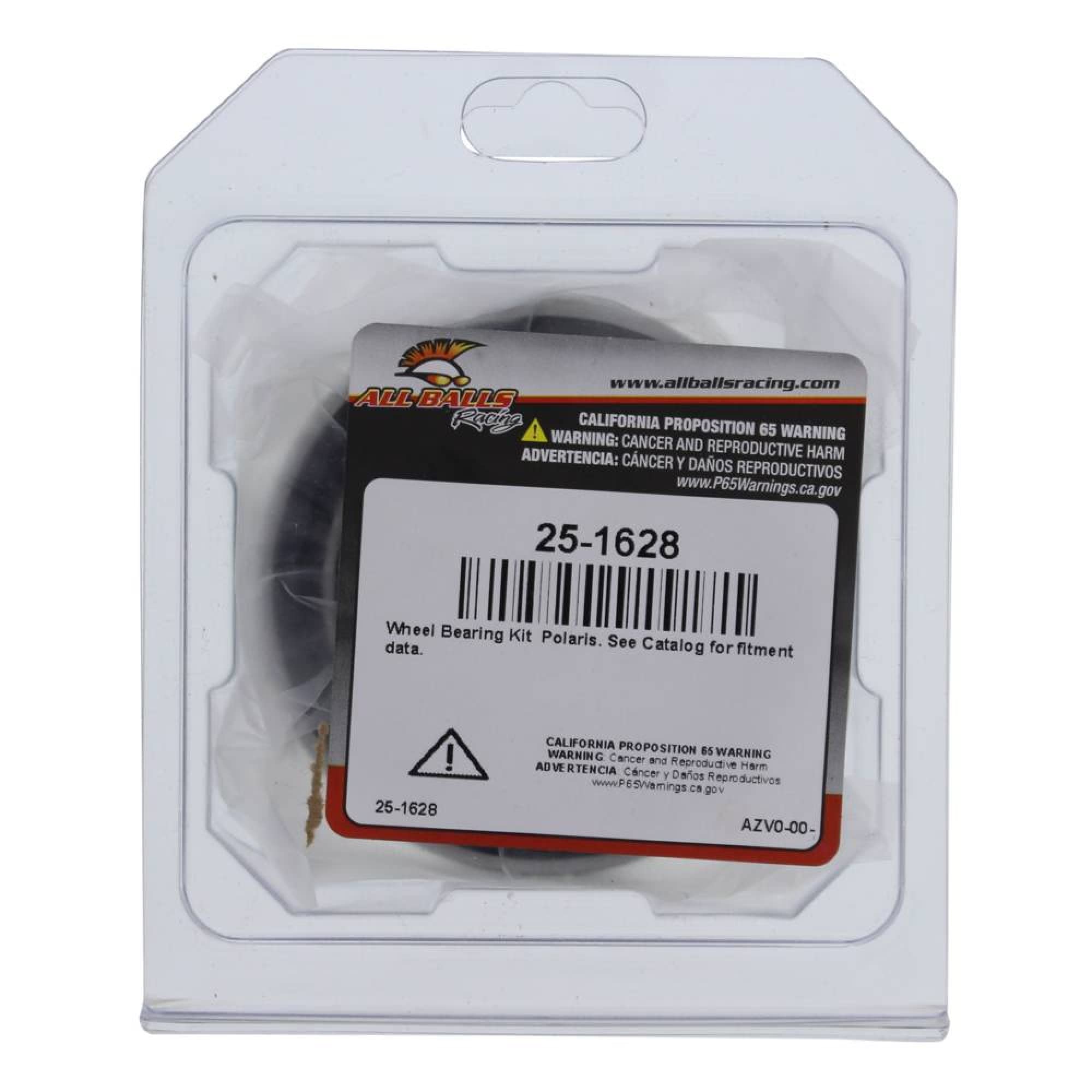 All Balls Racing Wheel Bearing Kit 25-1628 Compatible With/Replacement For Polaris General 1000 Eps 2016-2019, General 1000 Eps Deluxe, General 1000 Eps Premium 2018-2022, Brutus Hd 1000 2015-2018