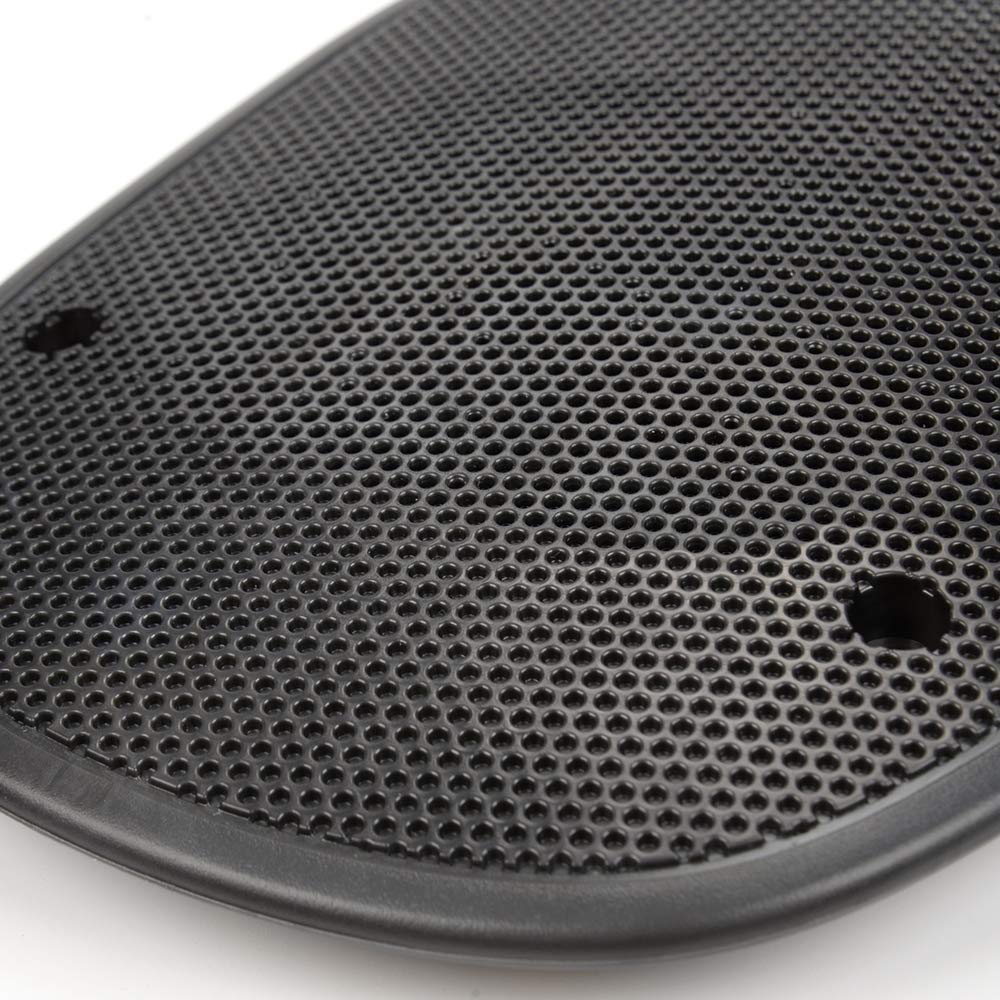 Pit66 Front Speaker Grill Cover Compatible With 98-05 Chevy Blazer/98-05 Gmc Jimmy Black Grille
