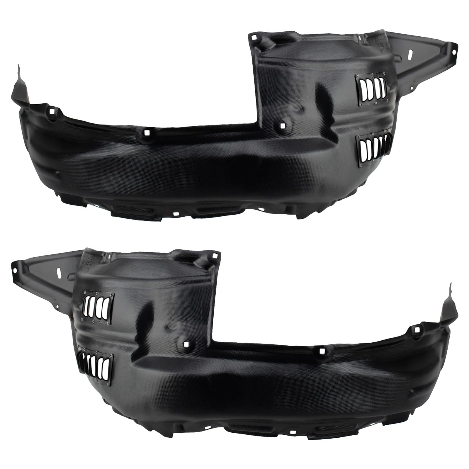 Trq Front Inner Fender Liner Set Compatible With 2014-2021 Toyota 4Runner To1248198 To1249198