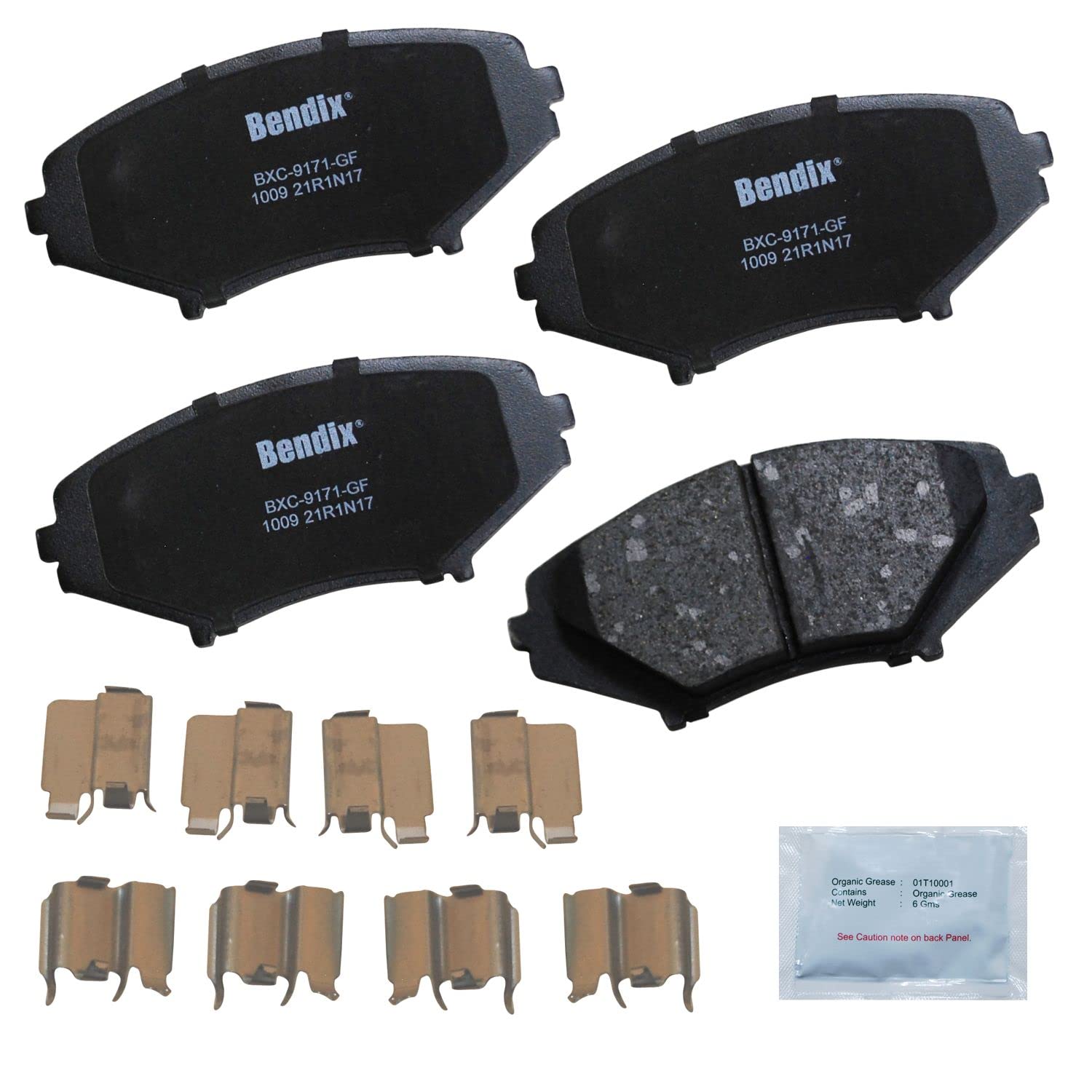 Bendix Priority1 Cfc1009 Ceramic Front Brake Pads For Mazda Rx-8 2011-2004