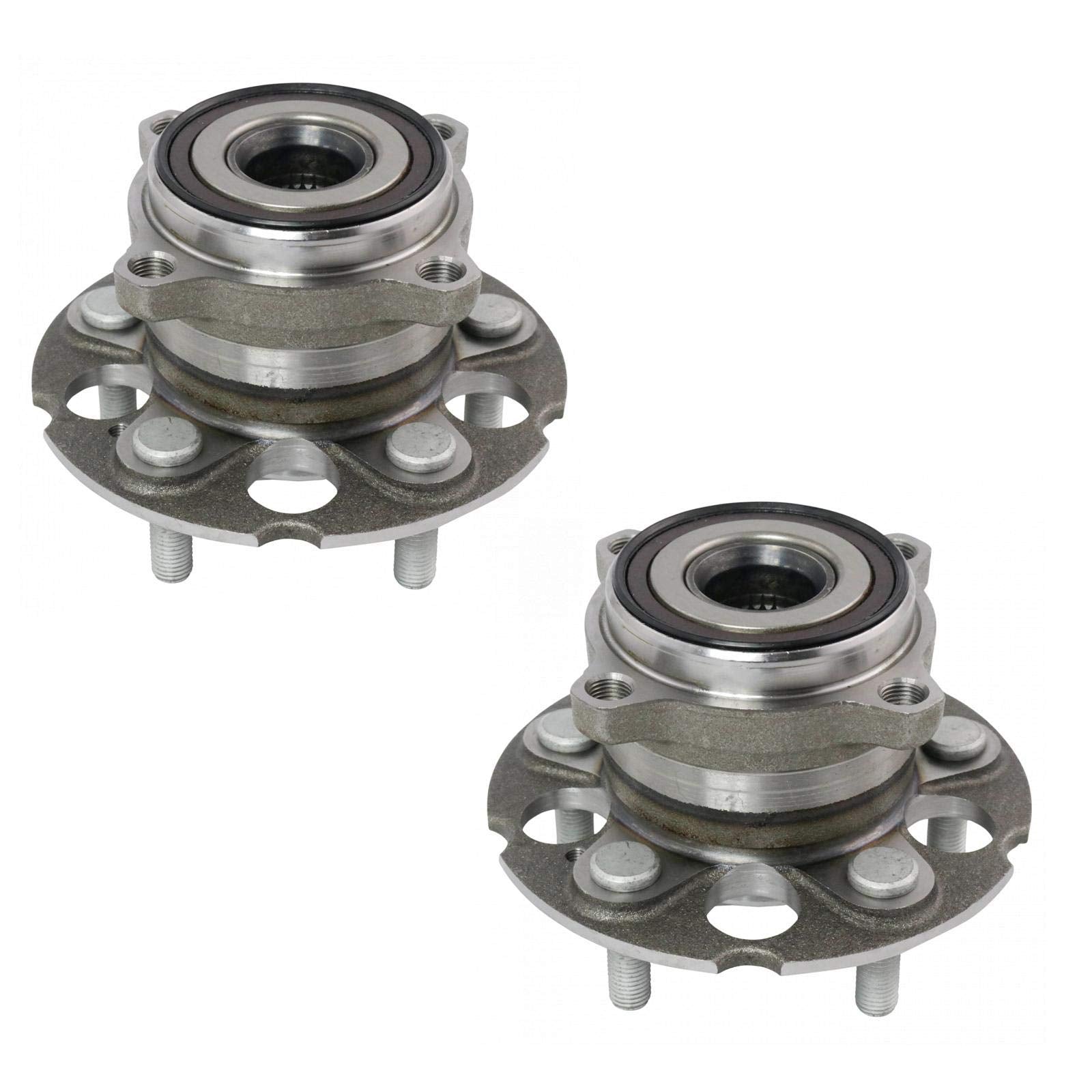 Trq Rear Wheel Hub Bearings Assembly Set Compatible With 2010-2011 Honda Accord Crosstour 2012-2015 Crosstour