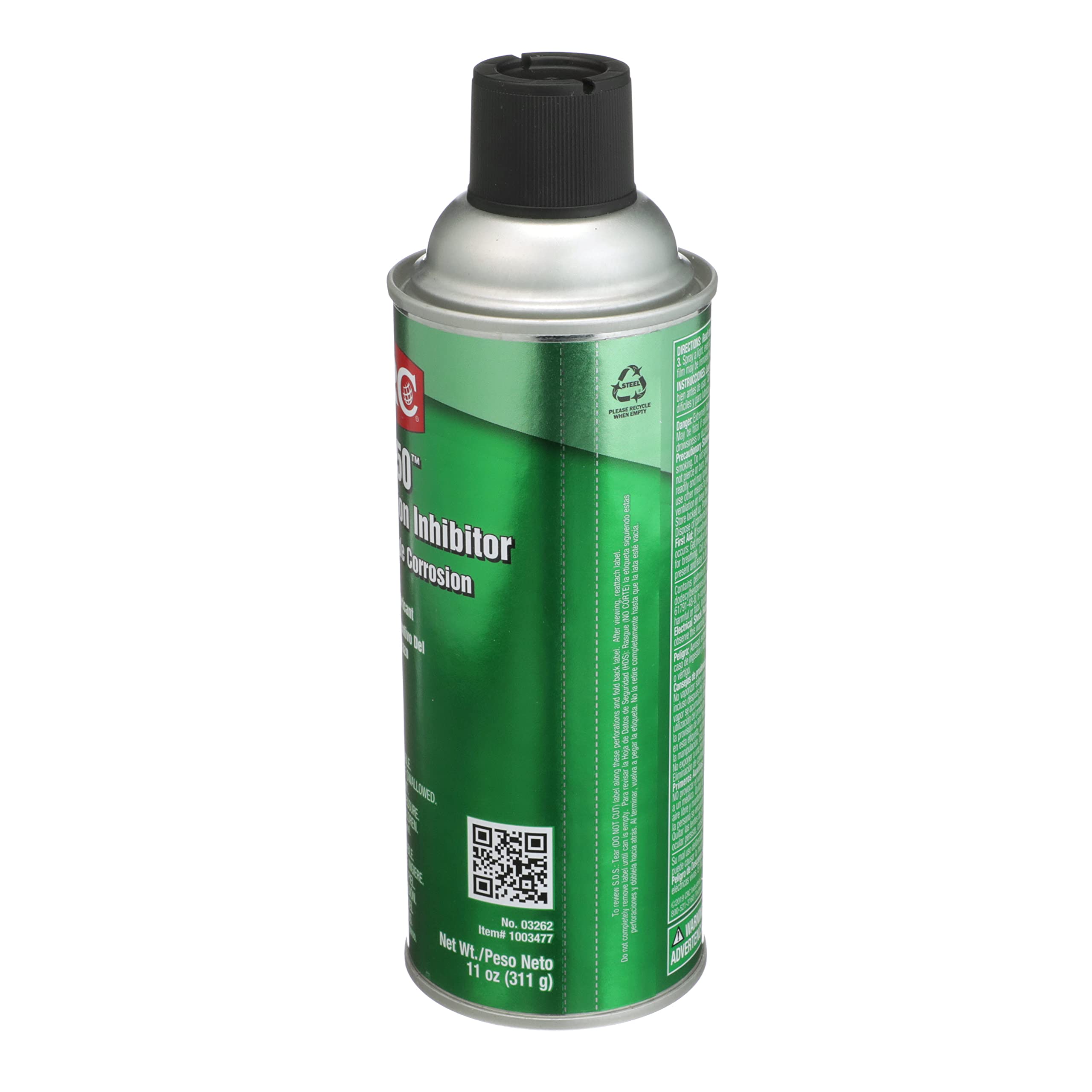CRC SP-350 Corrosion Inhibitor 03262 - 10 Oz. Aerosol, Long Term Rust Prevention Lubricant for Indoor Applications