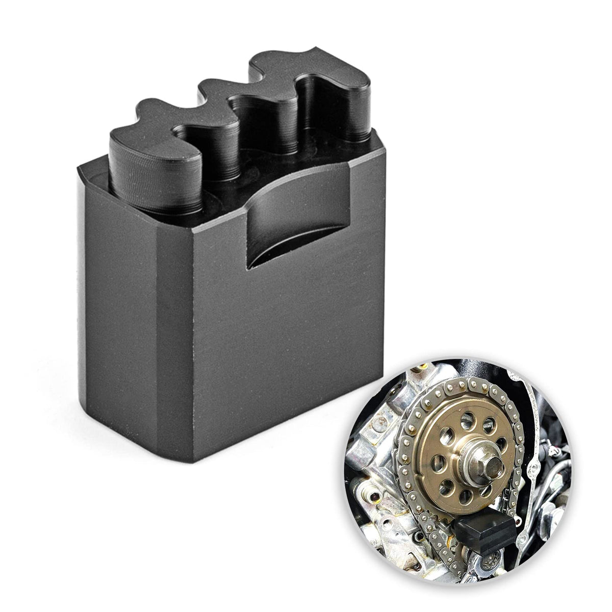 Mofun Cam Sprocket Locking Tool Compatible with Harley 2006 Dyna Models and All 2007-Present Twin Cam Models