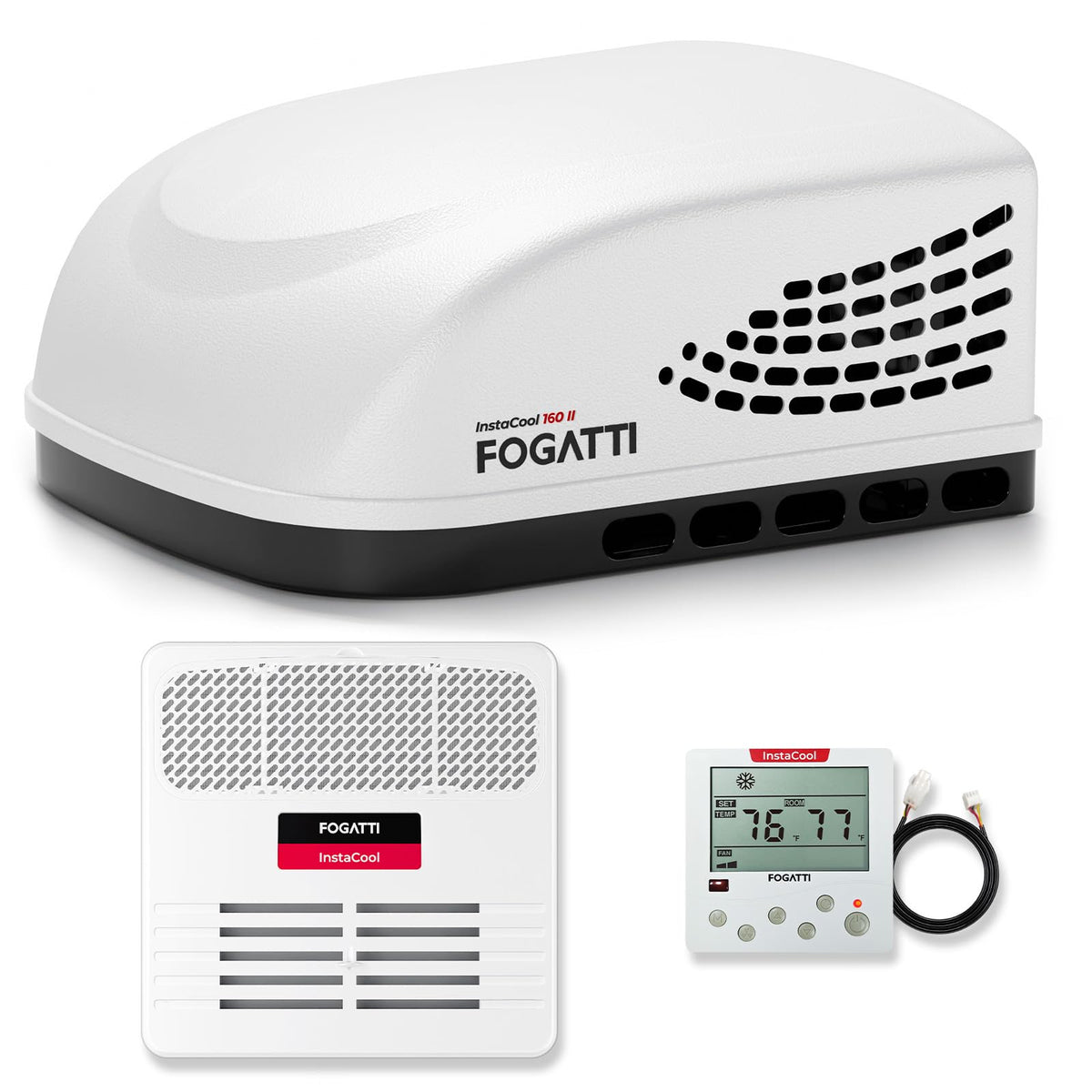 Fogatti Rv Air Conditioner Instacool 16000Btu Ducted, Rooftop Ac Unit ...