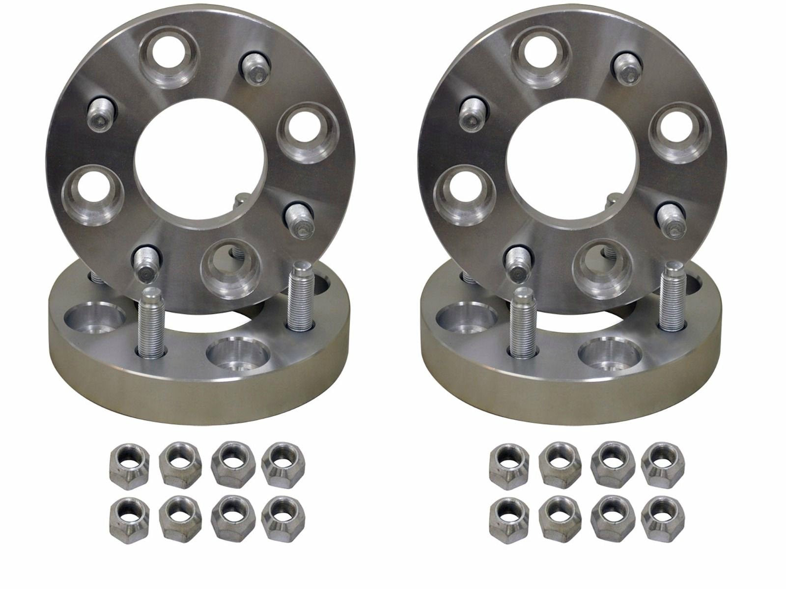 Superatv 1'' Aluminum Heavy Duty Wheel Adapters For Kawasaki 4/137 Oe To 4/110 Pattern - (4 Total)
