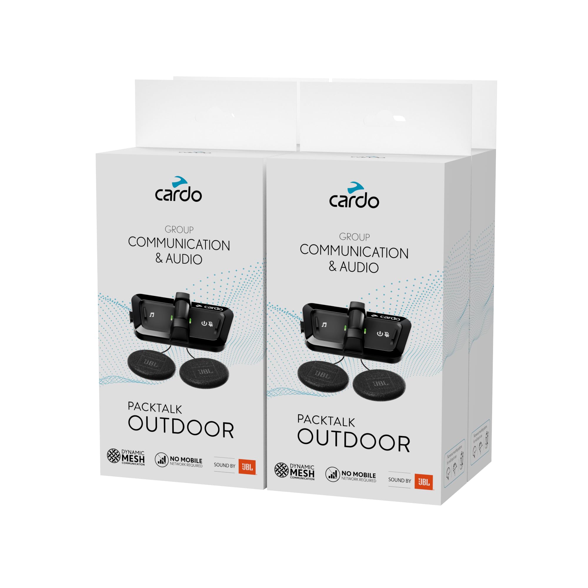 Cardo Packtalk Outdoor Family Pack - Group Communication and Audio (4 Pack)