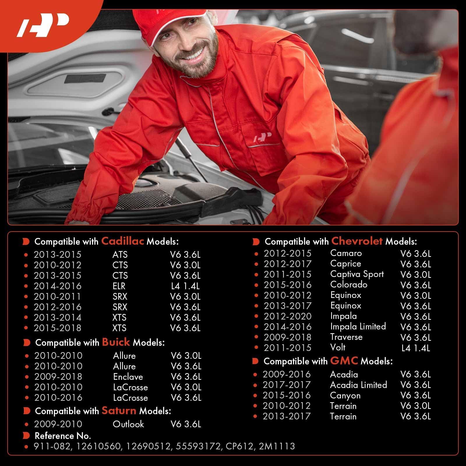 A-Premium Vapor Canister Purge Solenoid Valve Compatible With Chevrolet Equinox, Traverse, Impala, Camaro, Colorado, Volt & Gmc