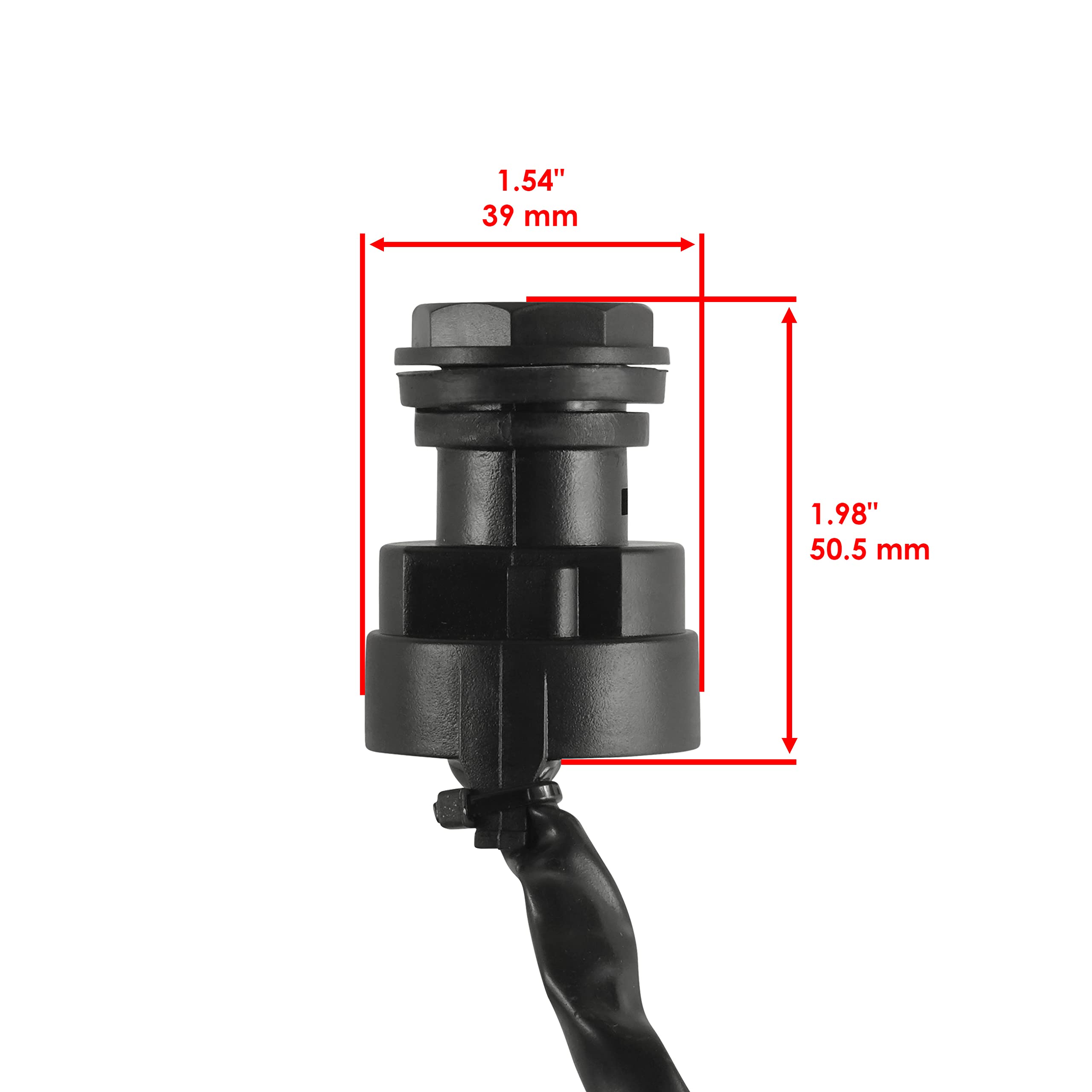 Caltric Ignition Key Switch Compatible With Yamaha Kodiak 400 Yfm400 4Wd 1999 2000 2001 Atv