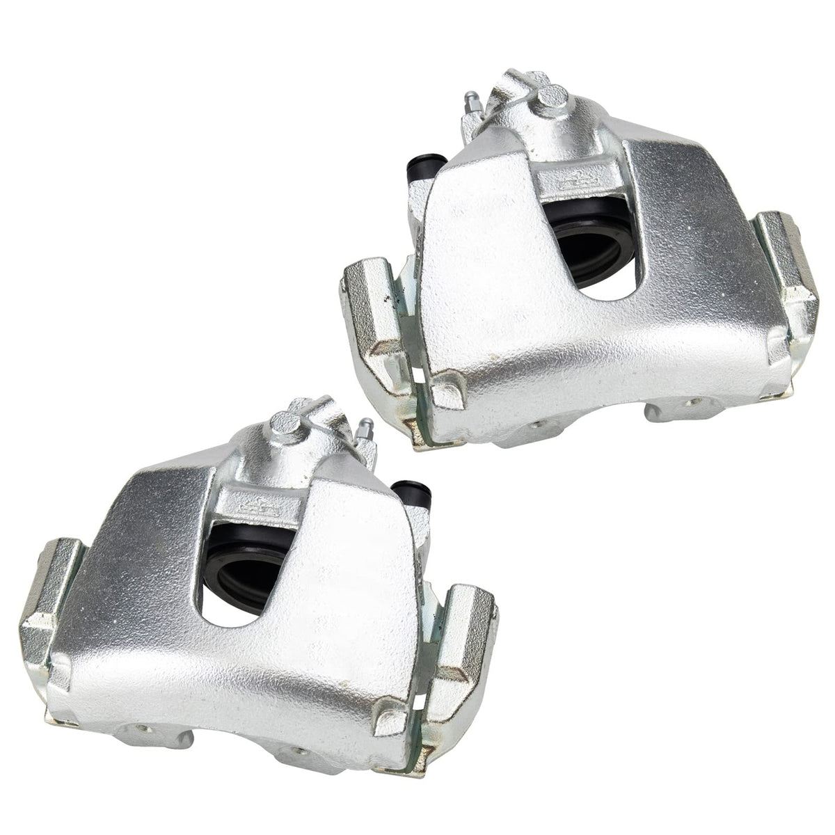 Trq Front Brake Caliper Set Compatible With 2004-2007 Mazda 3 2006-2007 5