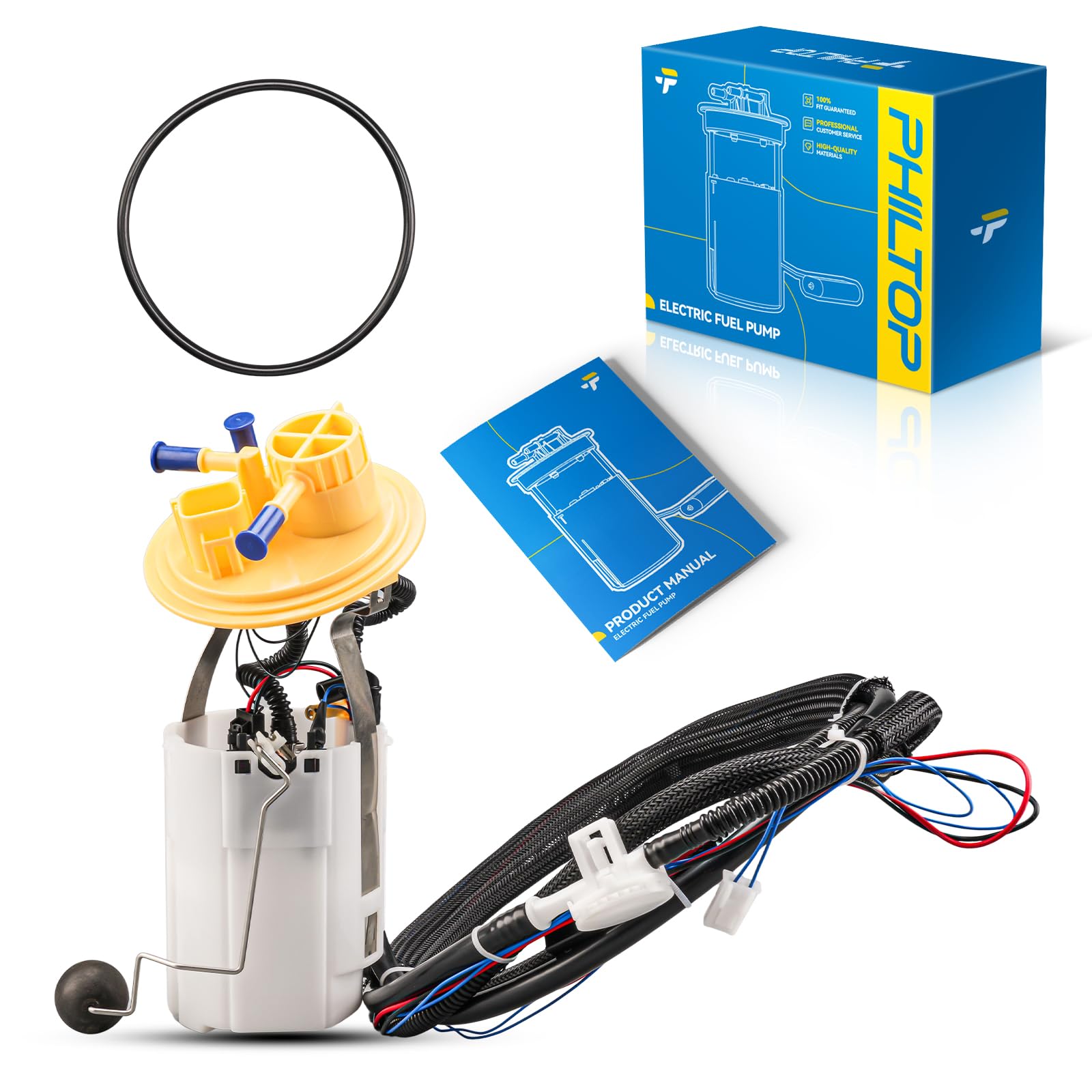 PHILTOP Electric Fuel Pump Assembly Fits for Volvo S60, V70 2001 2002, S80 1999-2002, FG1251