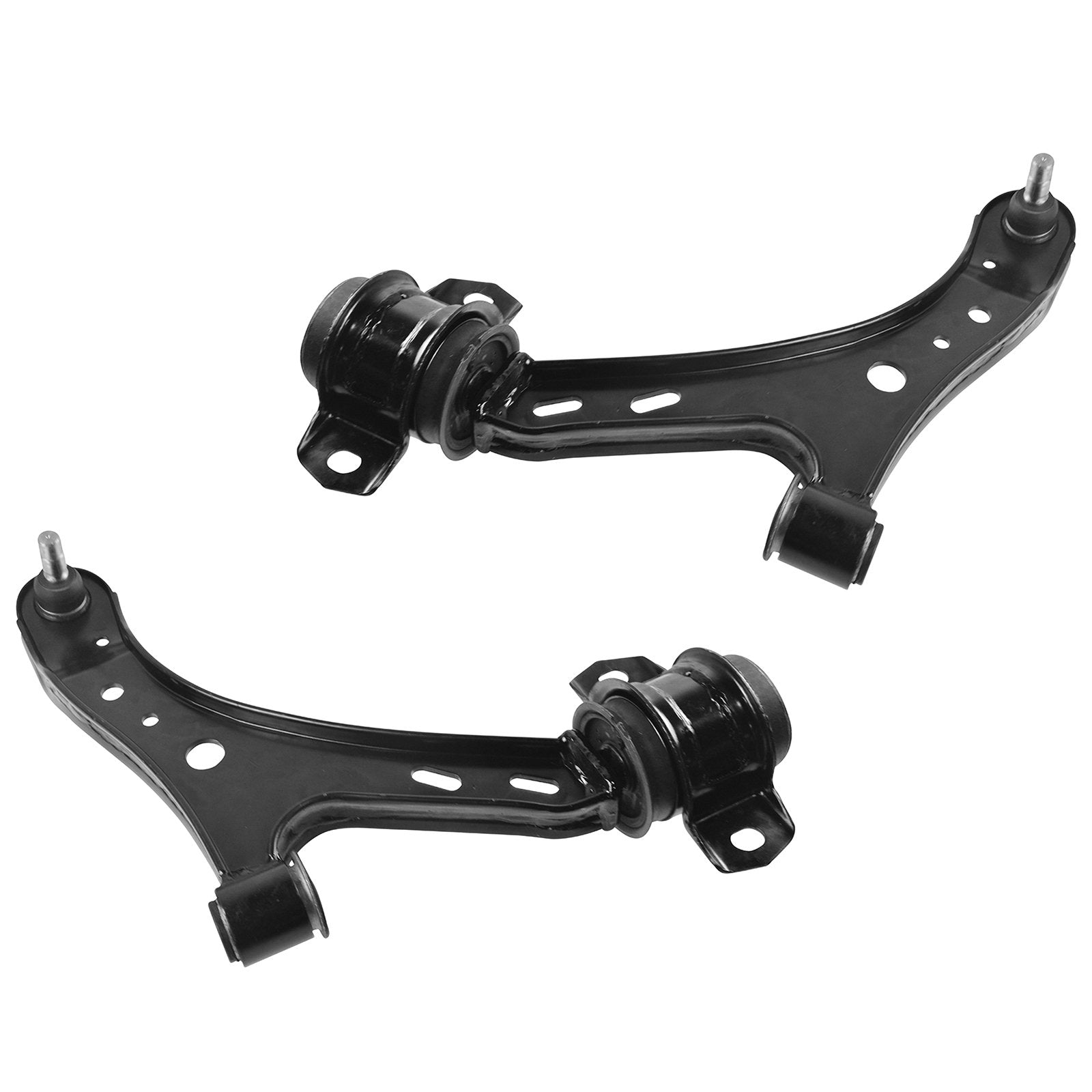 Trq Front Lower Control Arm With Ball Joint Set Driver & Passenger Side Lower Compatible With 2005-2010 Ford Mustang