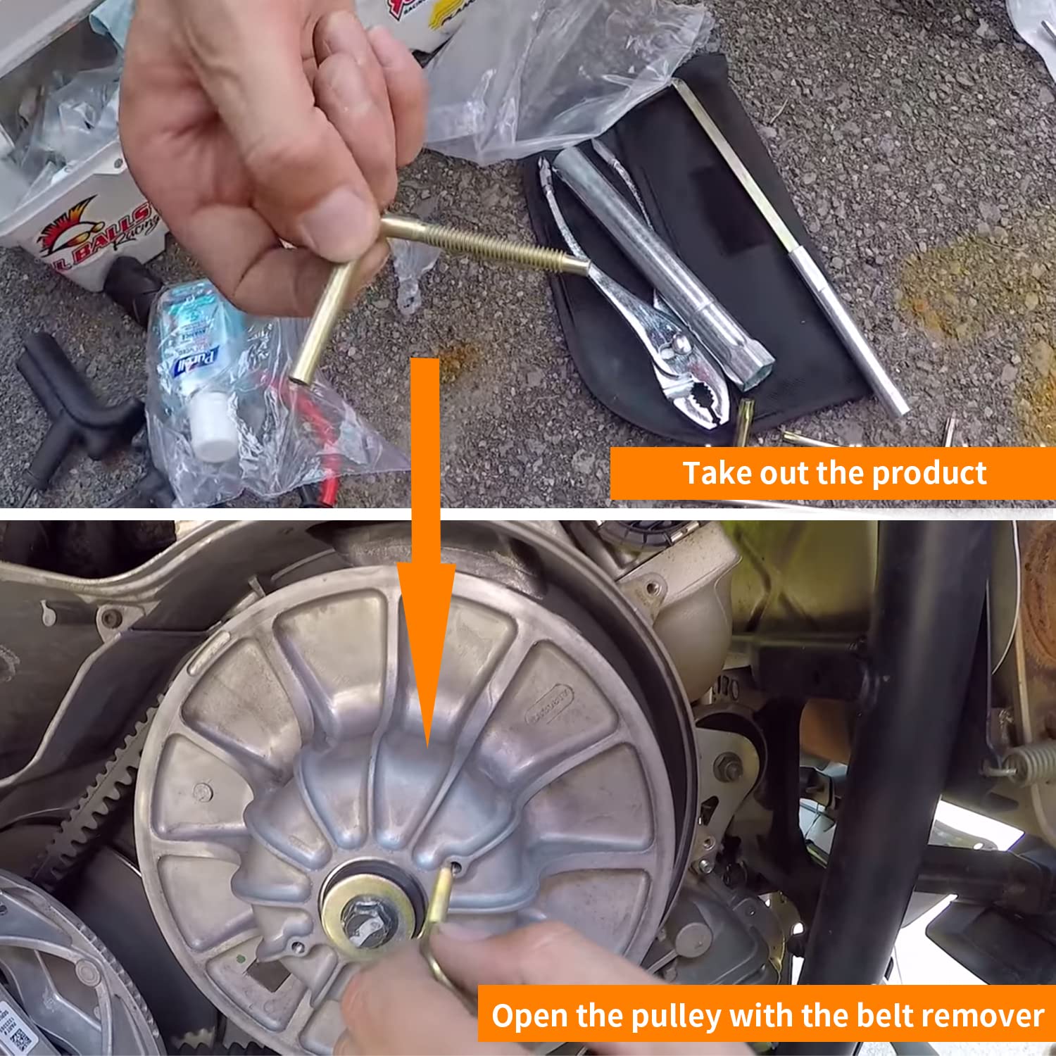 Clutch Drive Belt Removal Tool For Polaris Rzr Rzr-4 Xp Turbo Rs1 Ranger Xp 1000 Replace 2875911