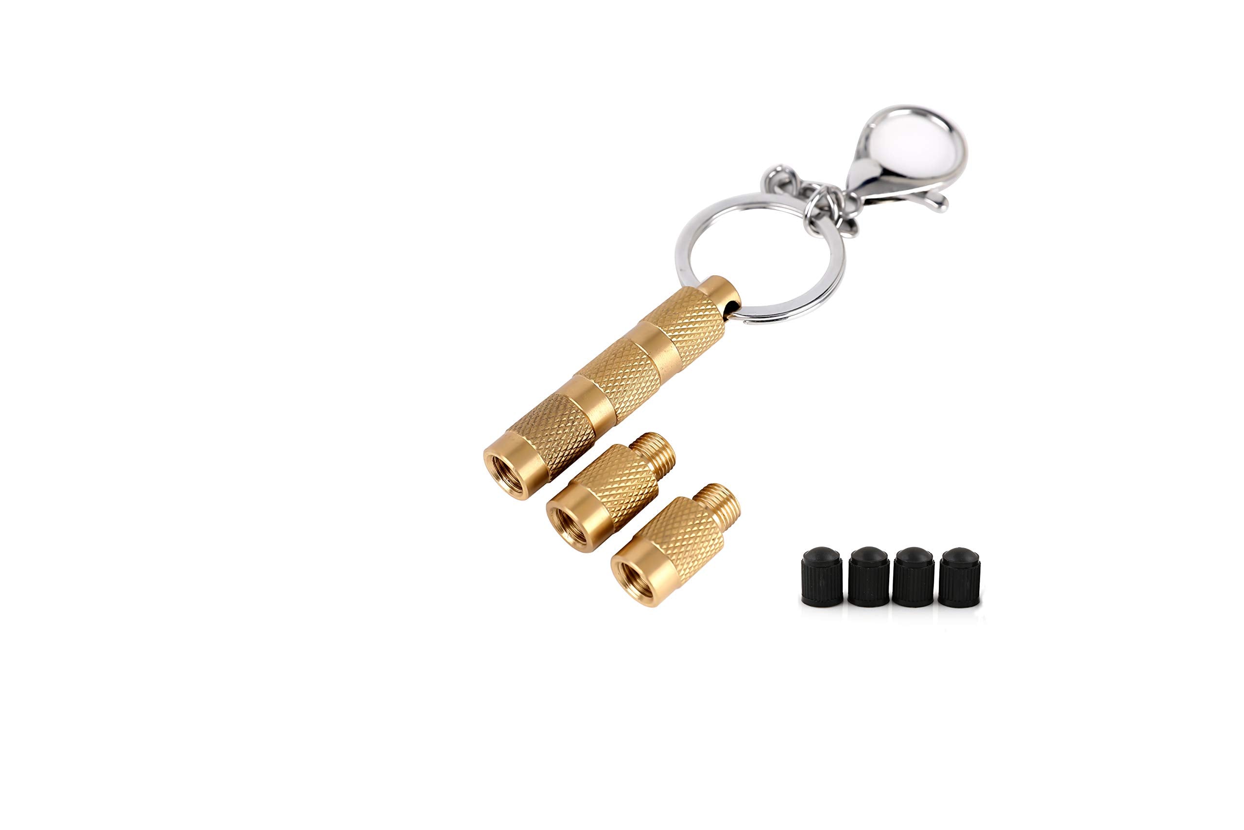 Godeson Tire Deflator,4 In 1 Solid Brass Easy Storage And Using Tire Air Down Tool,Tire Pressure Deflators For Offroad Vehicle