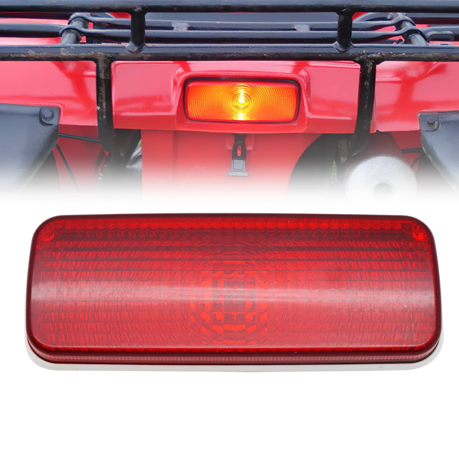 Taillight Lens For Honda Fourtrax 300 Foreman 400 1988-1996 Recon 250 Foreman 450 1997-2000 Fourtrax 200 1987-1997 Atc125 1987