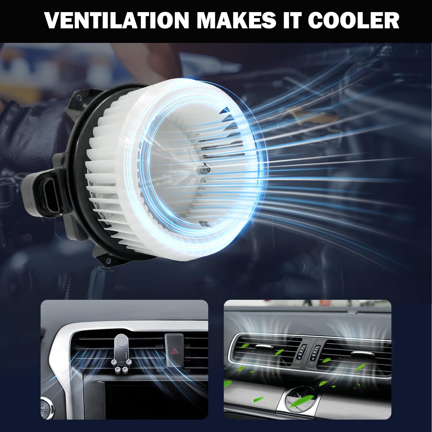 Aspligo 700215 Front Ac Heater Blower Motor Fan Fit For Dodge Journey For Lexus Es300H Es350 Gx460 Rx350 Rx450H For Toyota 4Runn