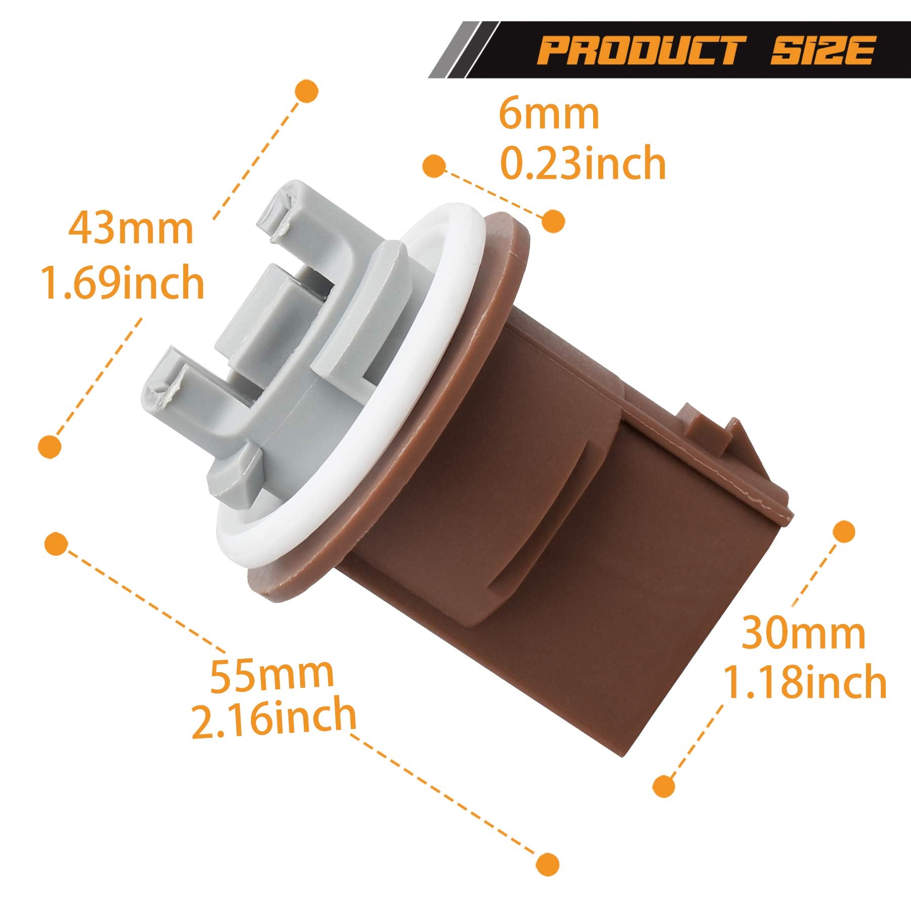 Ndrush Turn Signal Socket Parking Signals Light Sockets Bulbs Holder Connector Compatible With Ford Focus Fusion F150 F250 F350