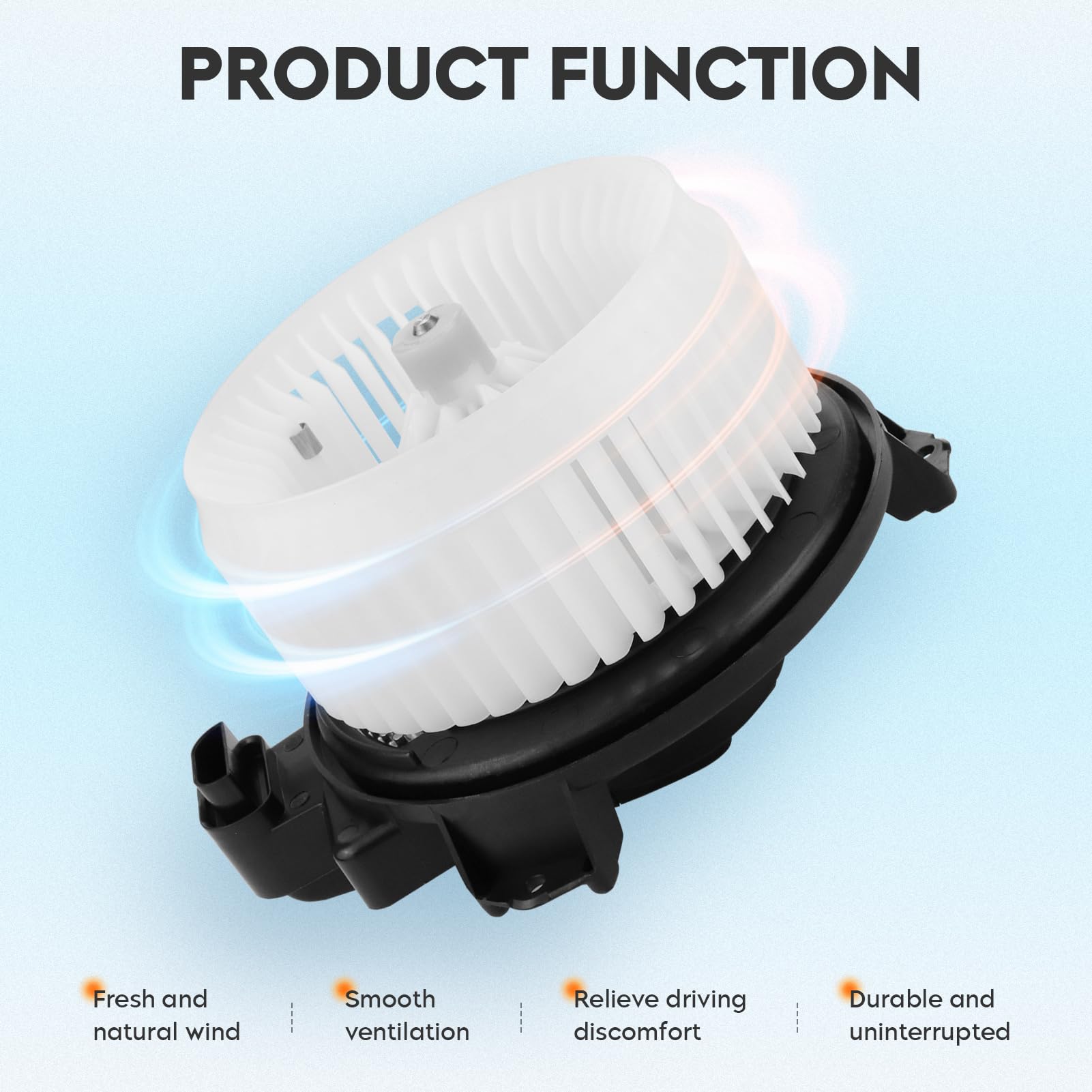 Hvac Blower Motor Assembly For Toyota Corolla Sedan 2009-2018, Prius Hatchback 2010-2015, Prius V Wagon 2012-2017, 87103-02260 87103-02210 700249 Pm4031 Mot123 75839 Heater Blower Motor With Fan Cage