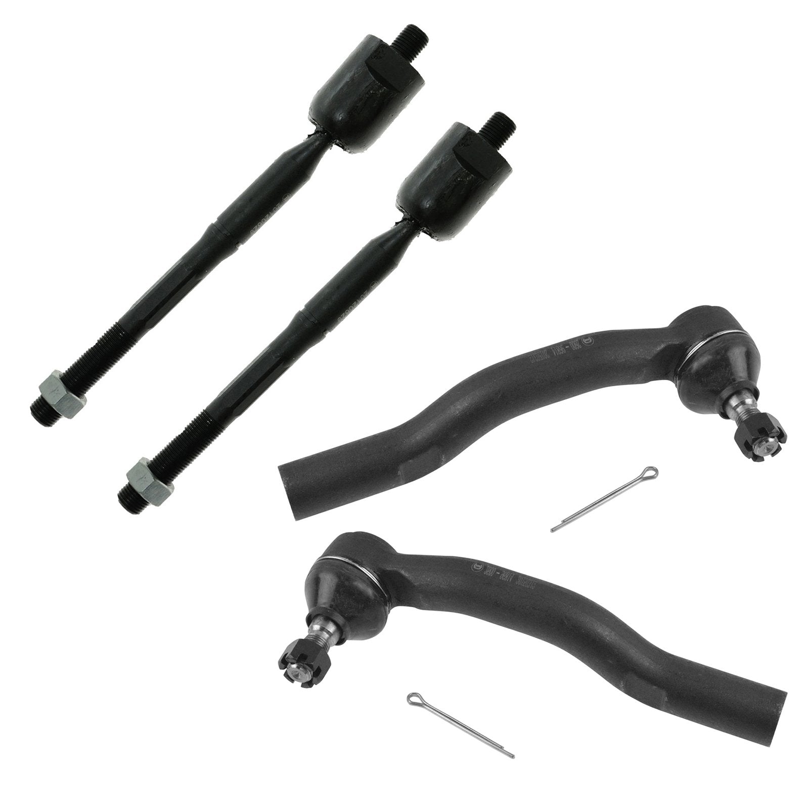 Trq Front Tie Rod Set Compatible With 2004-2006 Lexus Es330 Toyota Camry 2004-2008 Solara