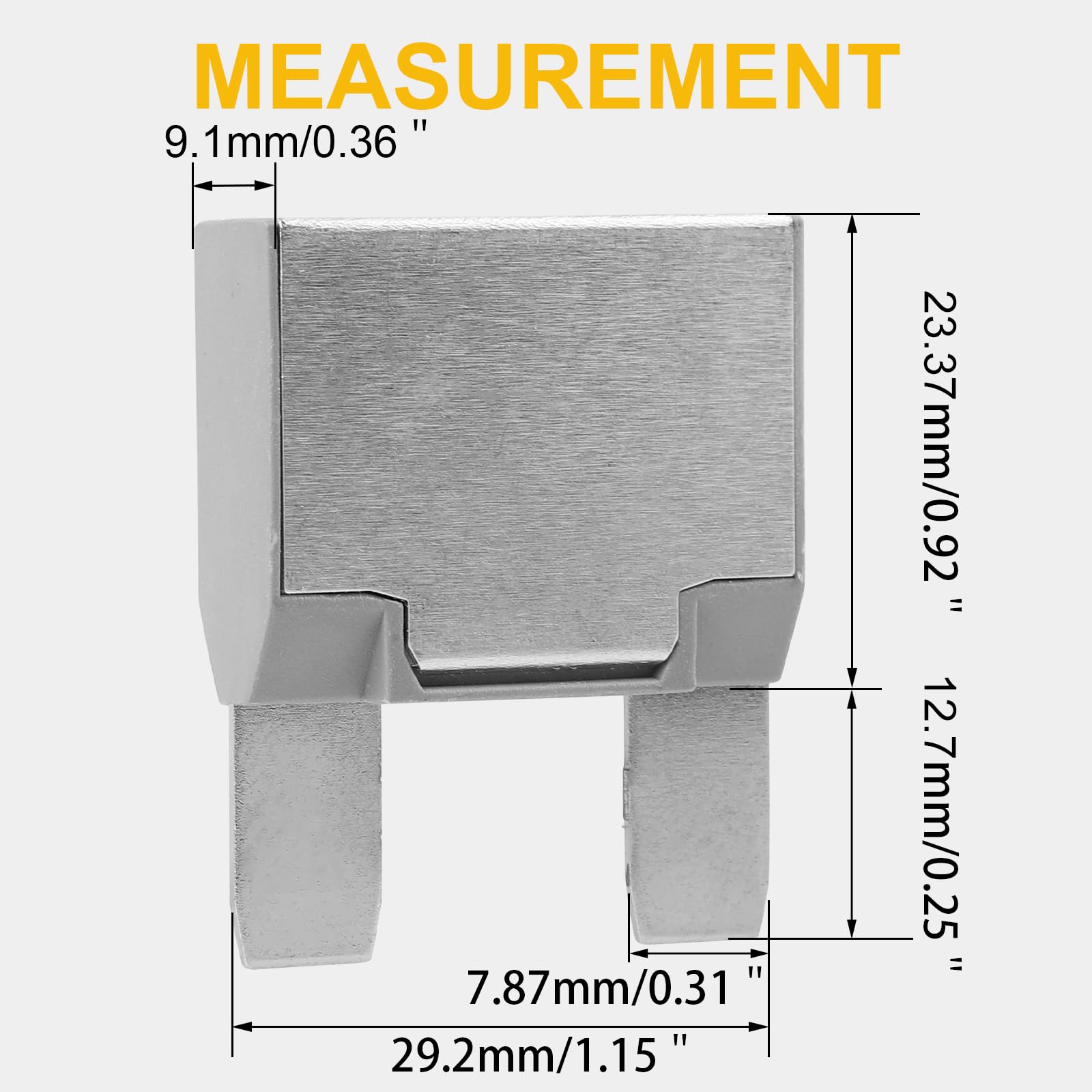 Gloso Maxi Blade Circuit Breaker 50A, T1 Auto Reset (50A - 3 Pack) E81