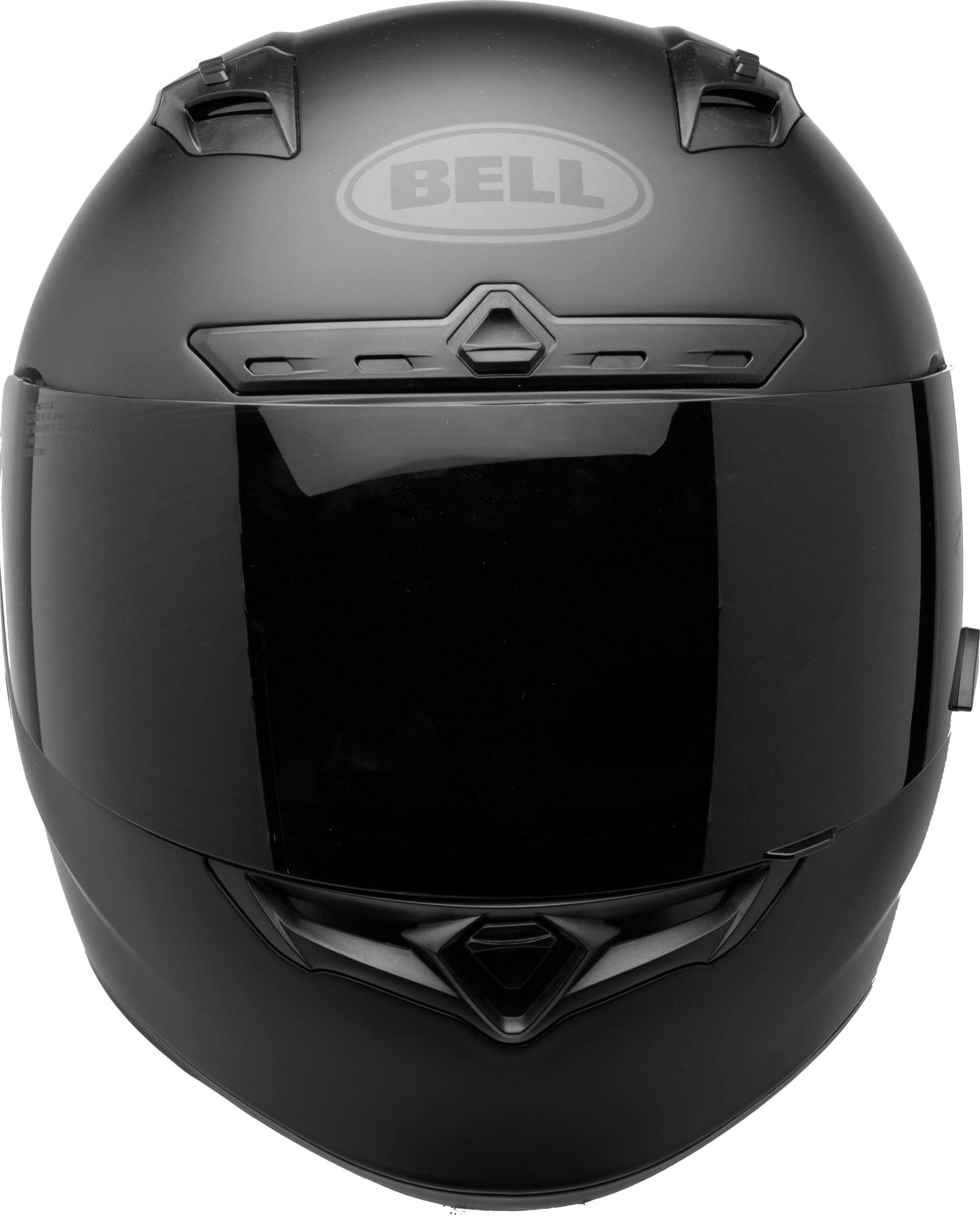 BELL Qualifier DLX Full-Face Blackout Helmet (Blackout Matte Black - Small)