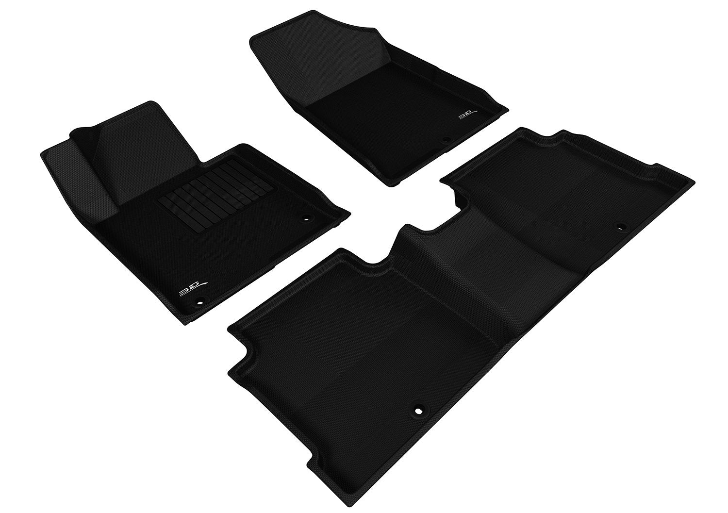 3D MAXpider All-Weather Floor Mats Compatible with Kia Optima 2016-2020 Custom Car Floor Mats Liners, Kagu Series (1st & 2nd Row
