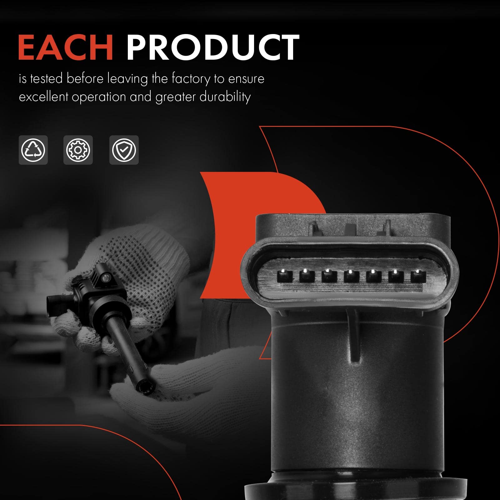 A-Premium Engine Ignition Coil Packs Compatible with Chevrolet Cruze 2011-2015 Aveo Aveo5 2009-2011 Sonic 2012-2018 Pontiac G3 2007-2010 1.6L 1.8L