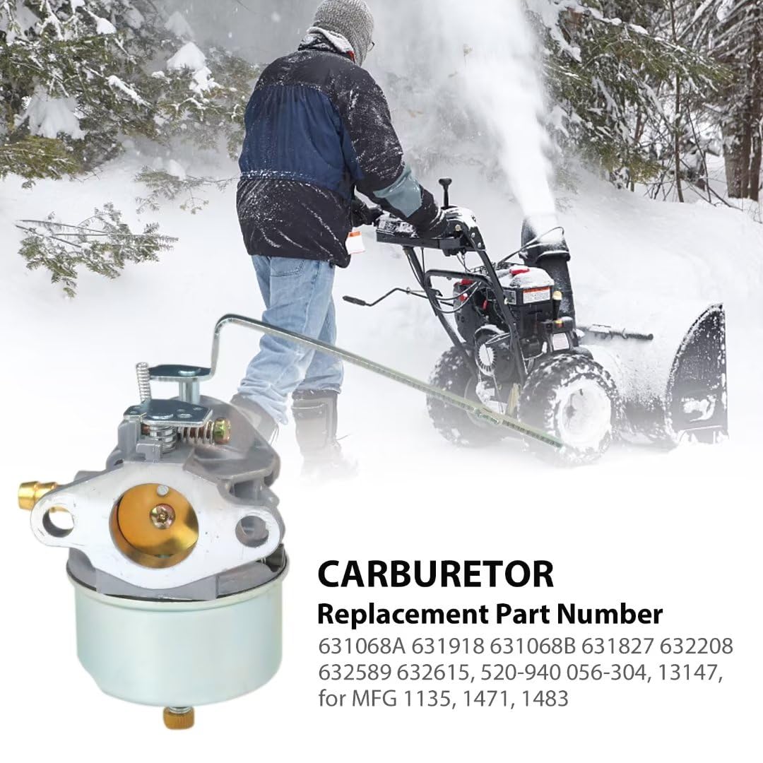 Replacement Carburetor For Tecumseh 632615 632208 632589 H30 H35