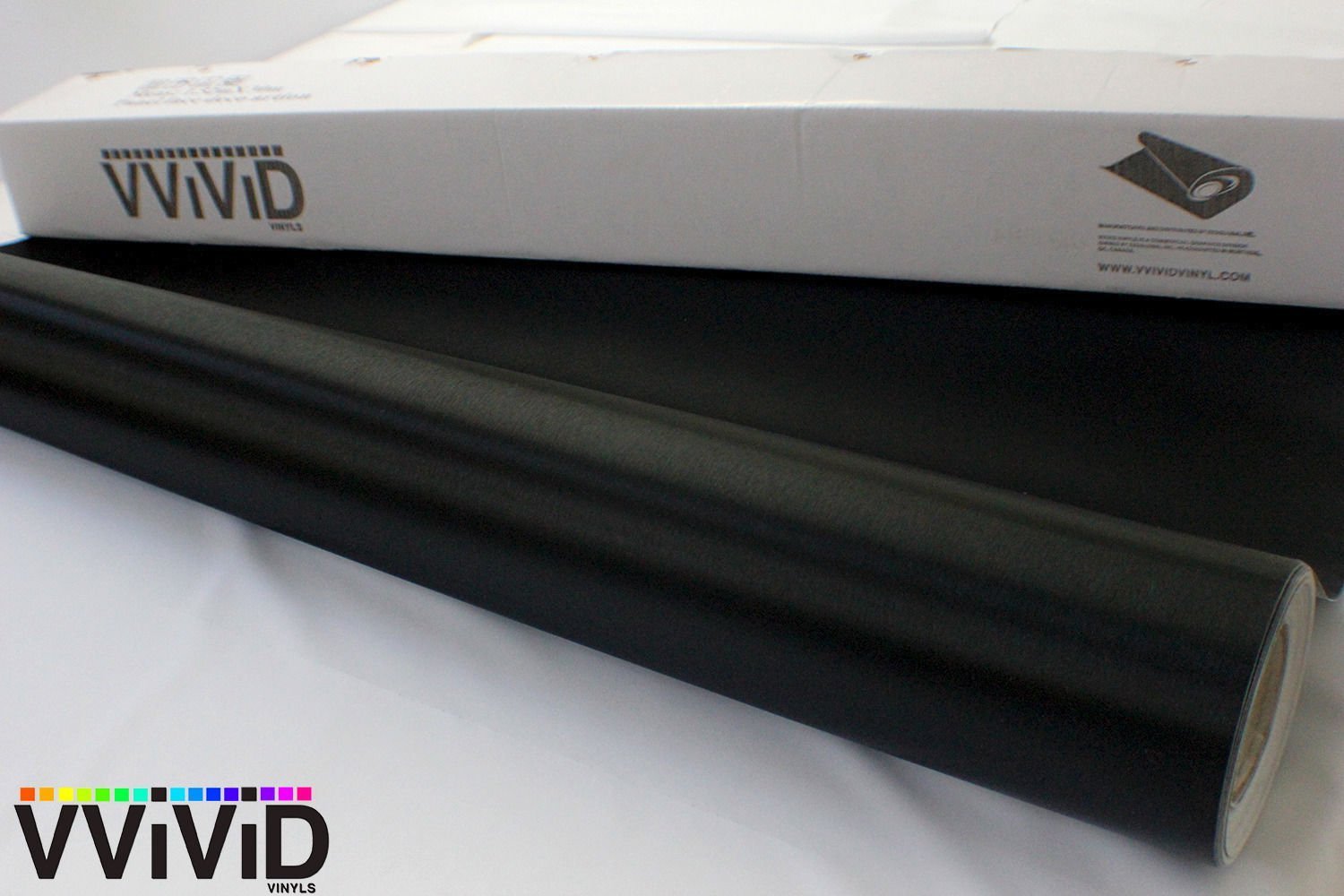 Vvivid Black Brushed Steel 5Ft X 6Ft Car Wrap Roll Sticker Vinyl With Air Release